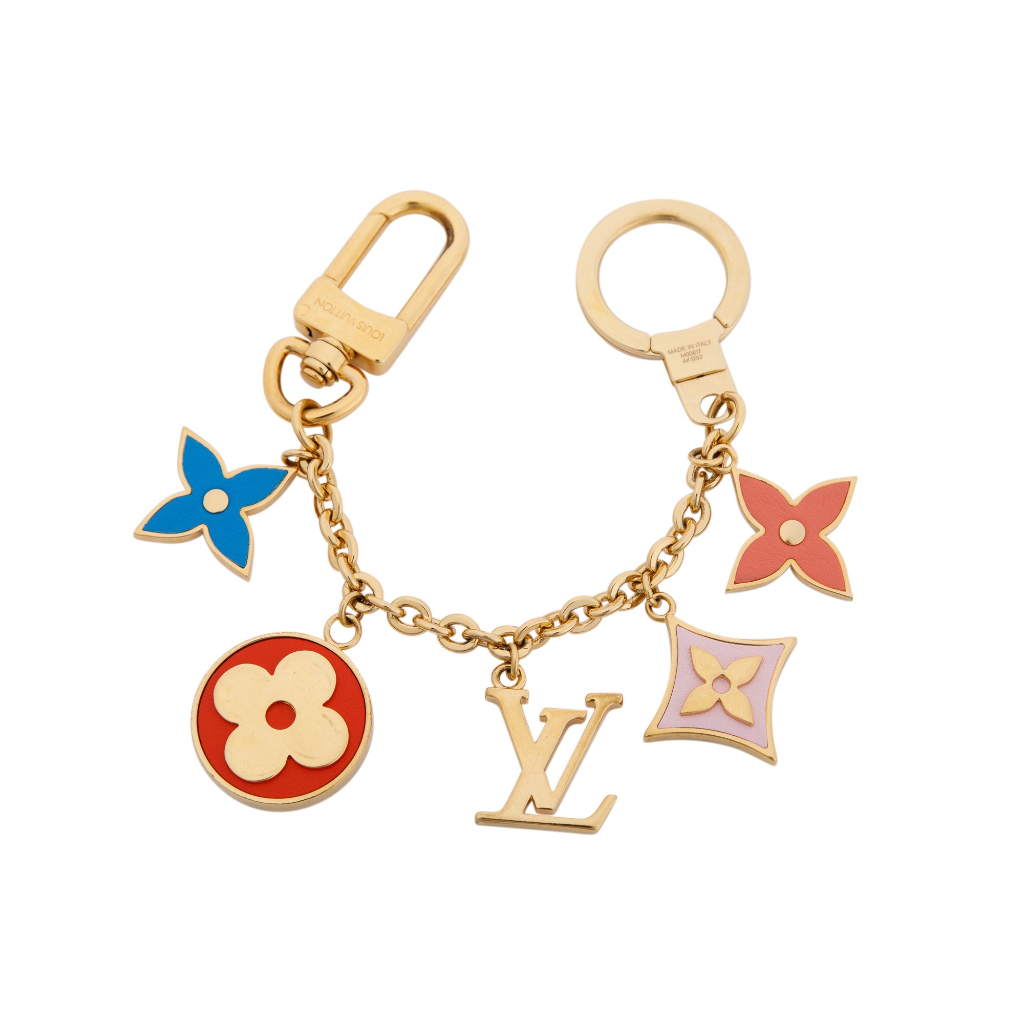 Louis Vuitton 2022 LV Lively Chain Bag Charm & Key Holder w/ Box