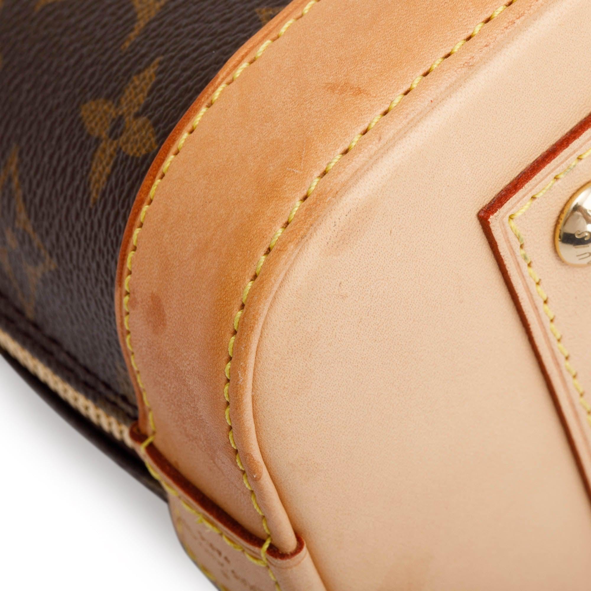 Louis Vuitton 2022 Monogram Alma BB w/ Strap & Box