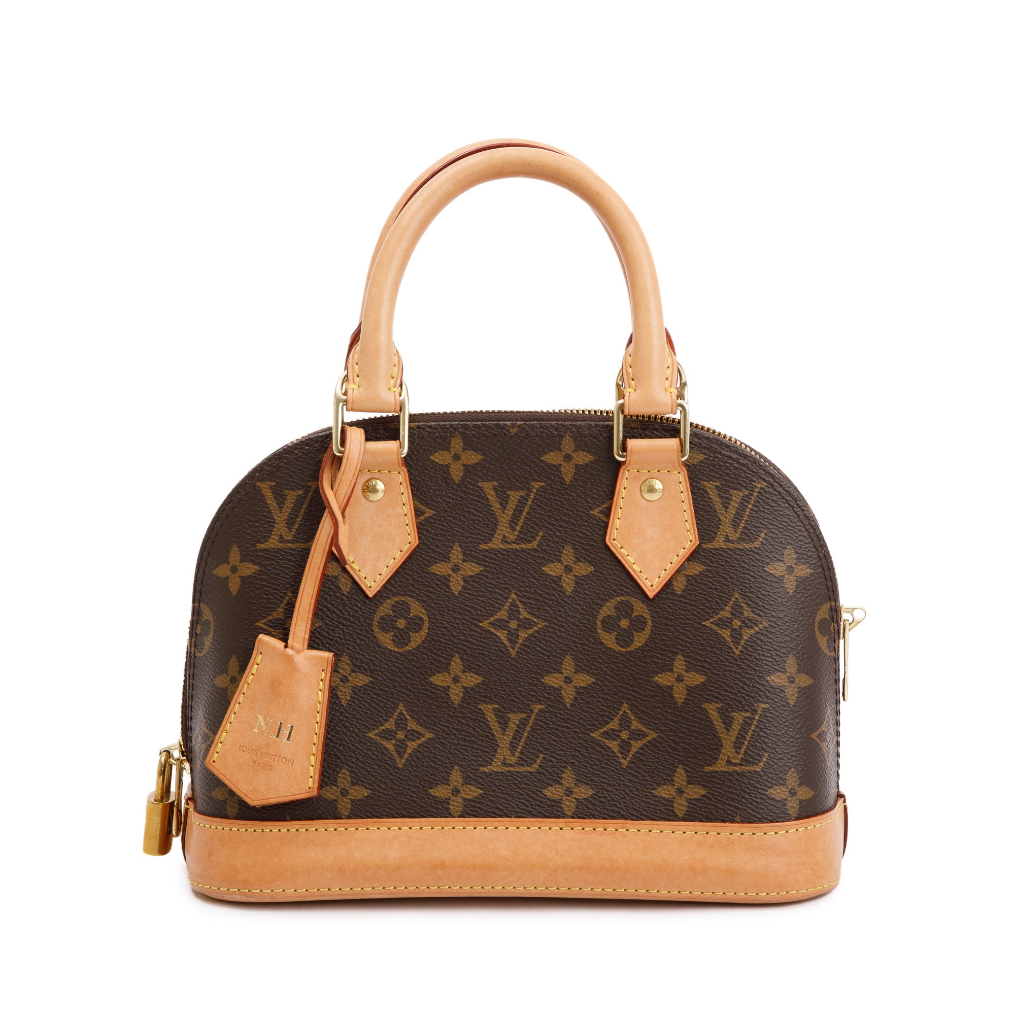 Louis Vuitton 2022 Monogram Alma BB w/ Strap, Box & Receipt
