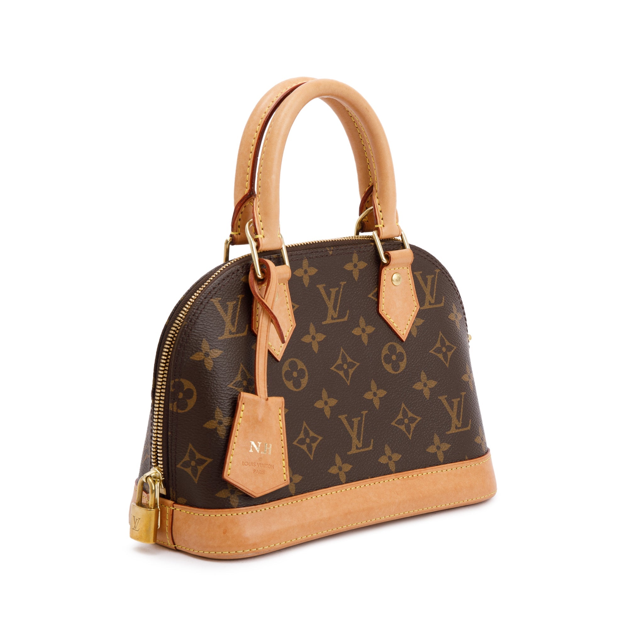 Louis Vuitton 2022 Monogram Alma BB w/ Strap, Box & Receipt