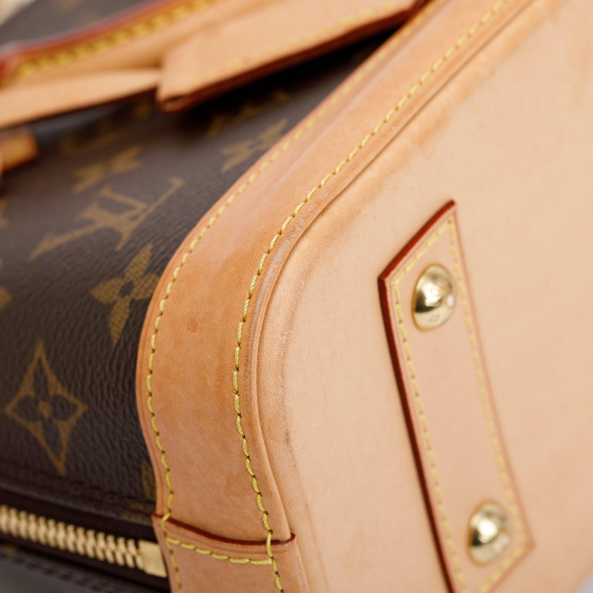 Louis Vuitton 2022 Monogram Alma BB w/ Strap, Box & Receipt