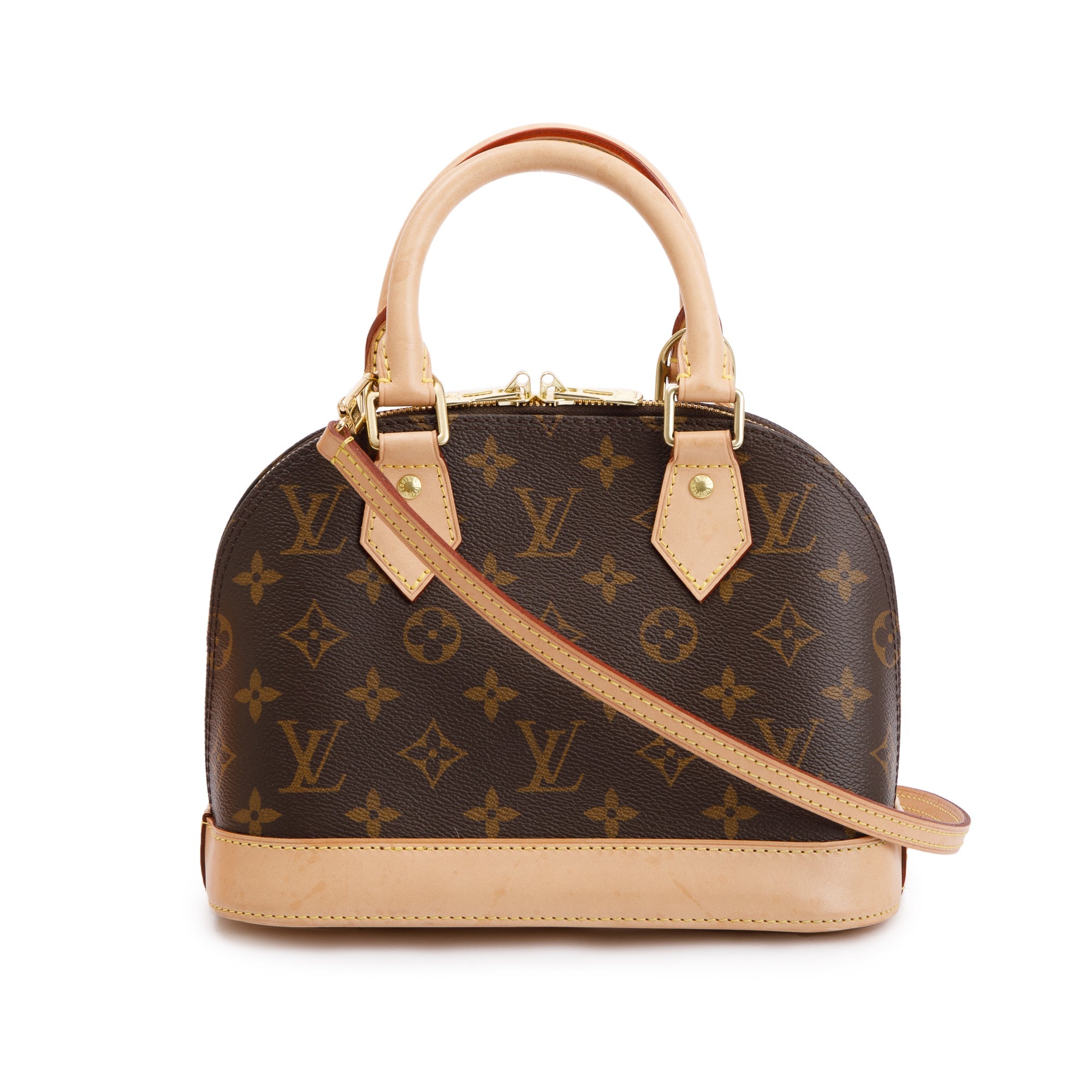 Louis Vuitton 2022 Monogram Alma BB w/ Strap & Box