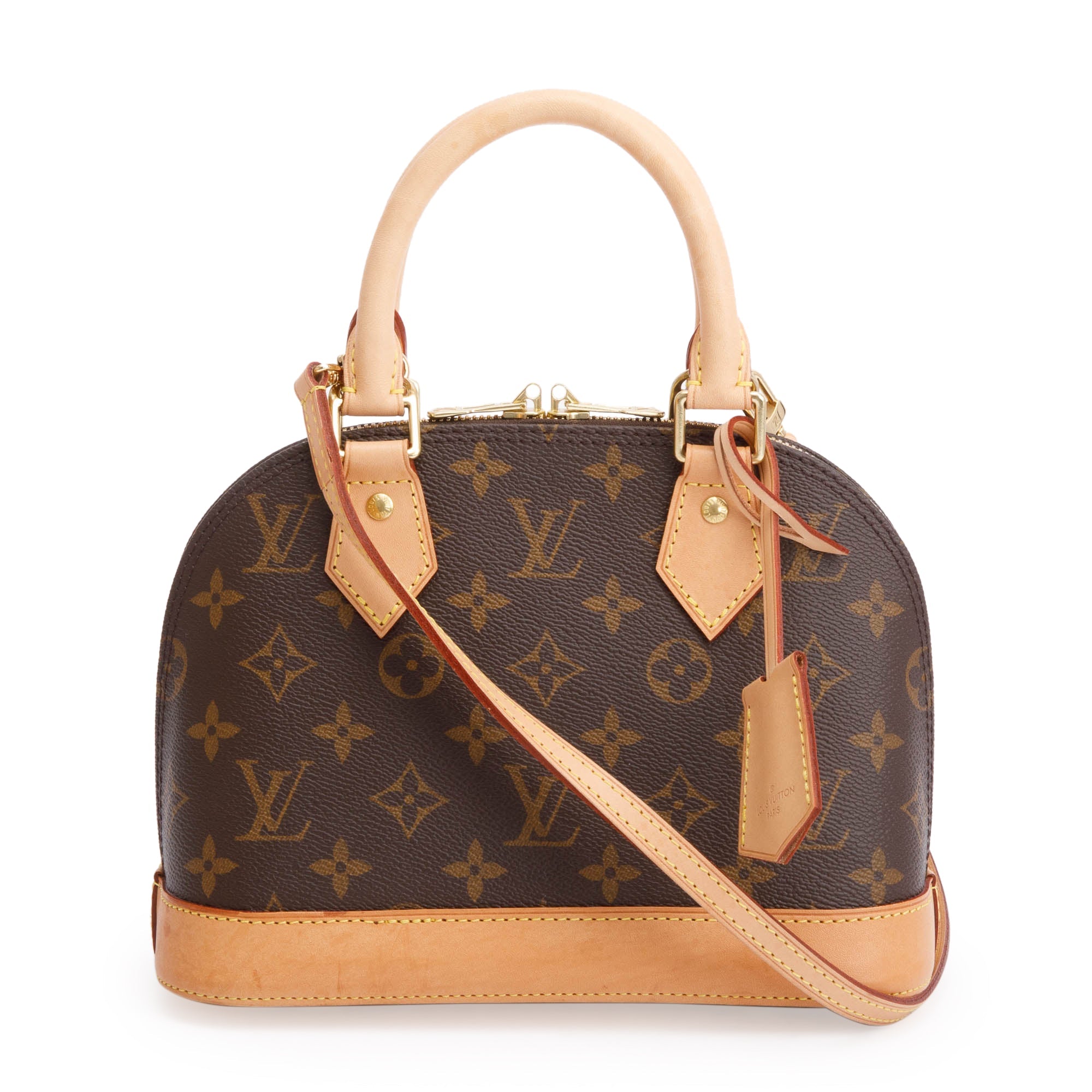 Louis Vuitton 2022 Monogram Alma BB w/ Strap & Box
