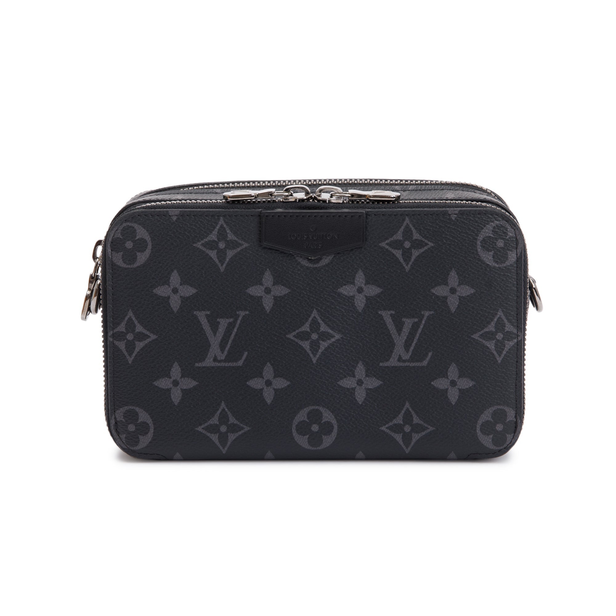 Louis Vuitton 2022 Monogram Eclipse Alpha Wearable Wallet Crossbody w/ Box
