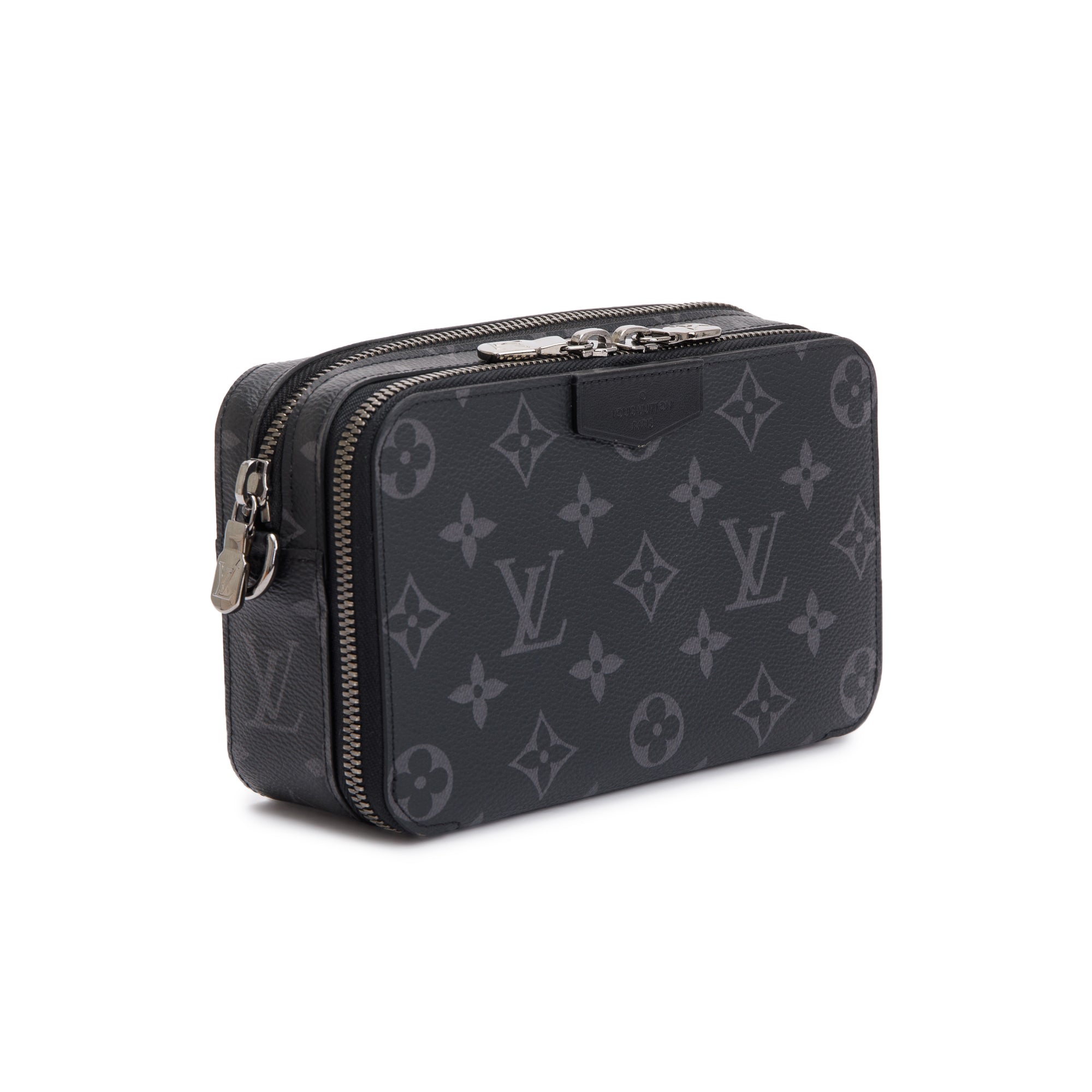 Louis Vuitton 2022 Monogram Eclipse Alpha Wearable Wallet Crossbody w/ Box