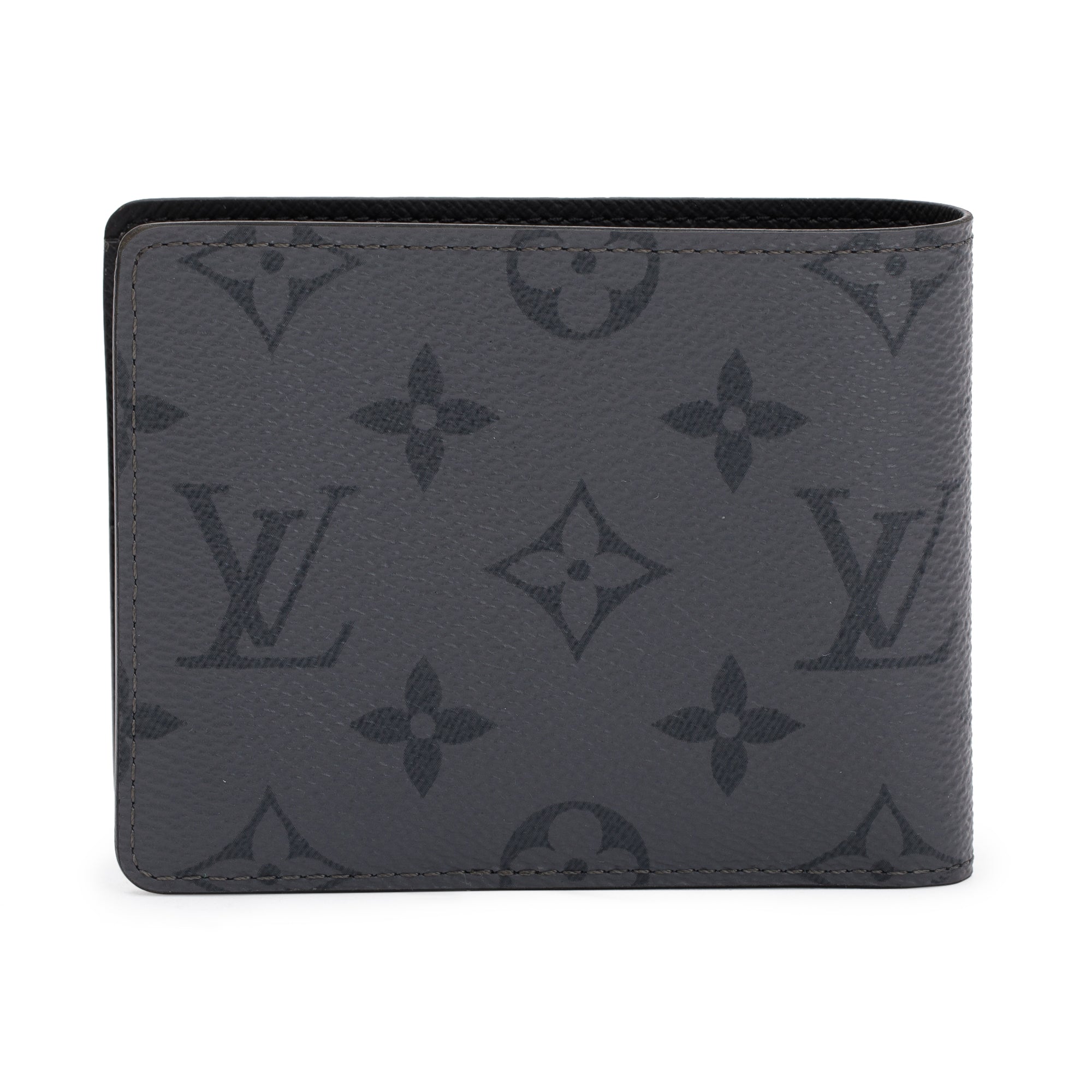 Louis Vuitton 2022 Monogram Eclipse Reverse Slender Wallet