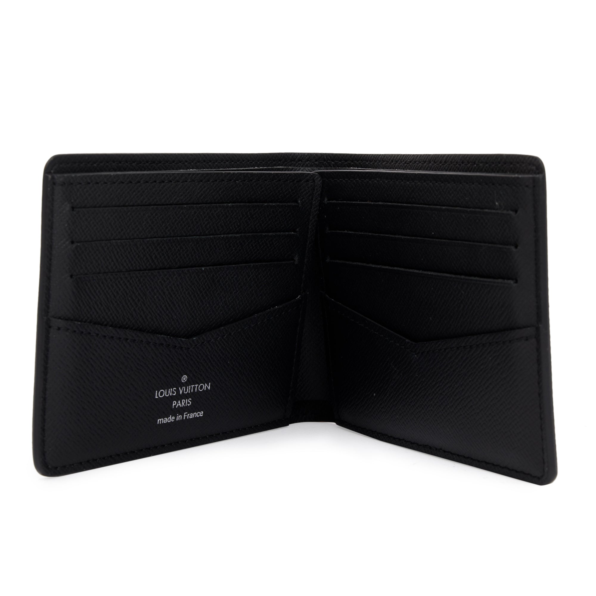 Louis Vuitton 2022 Monogram Eclipse Reverse Slender Wallet