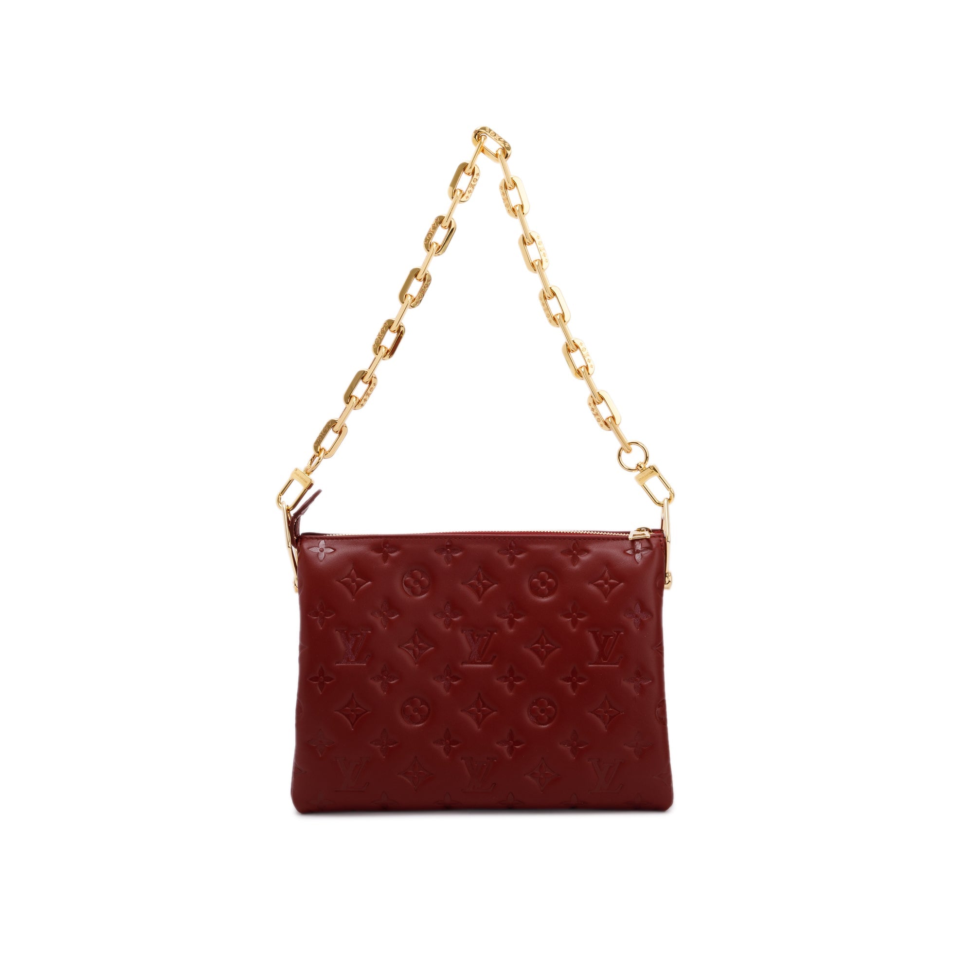 Louis Vuitton 2022 Monogram Embossed Leather Coussin PM w/ Box