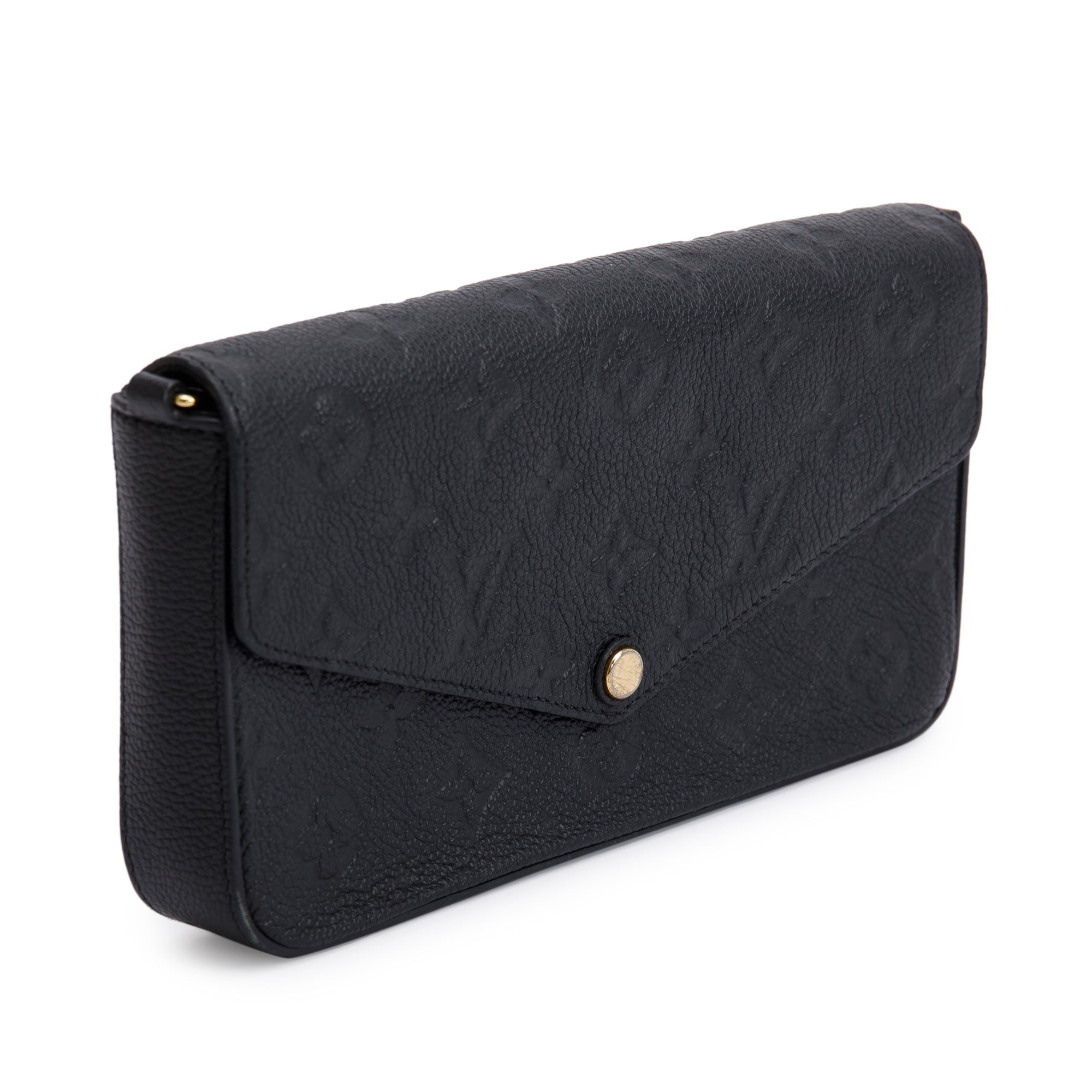 Louis Vuitton 2022 Monogram Empreinte Leather Felicie Pochette w/ Inserts, Box & Receipt