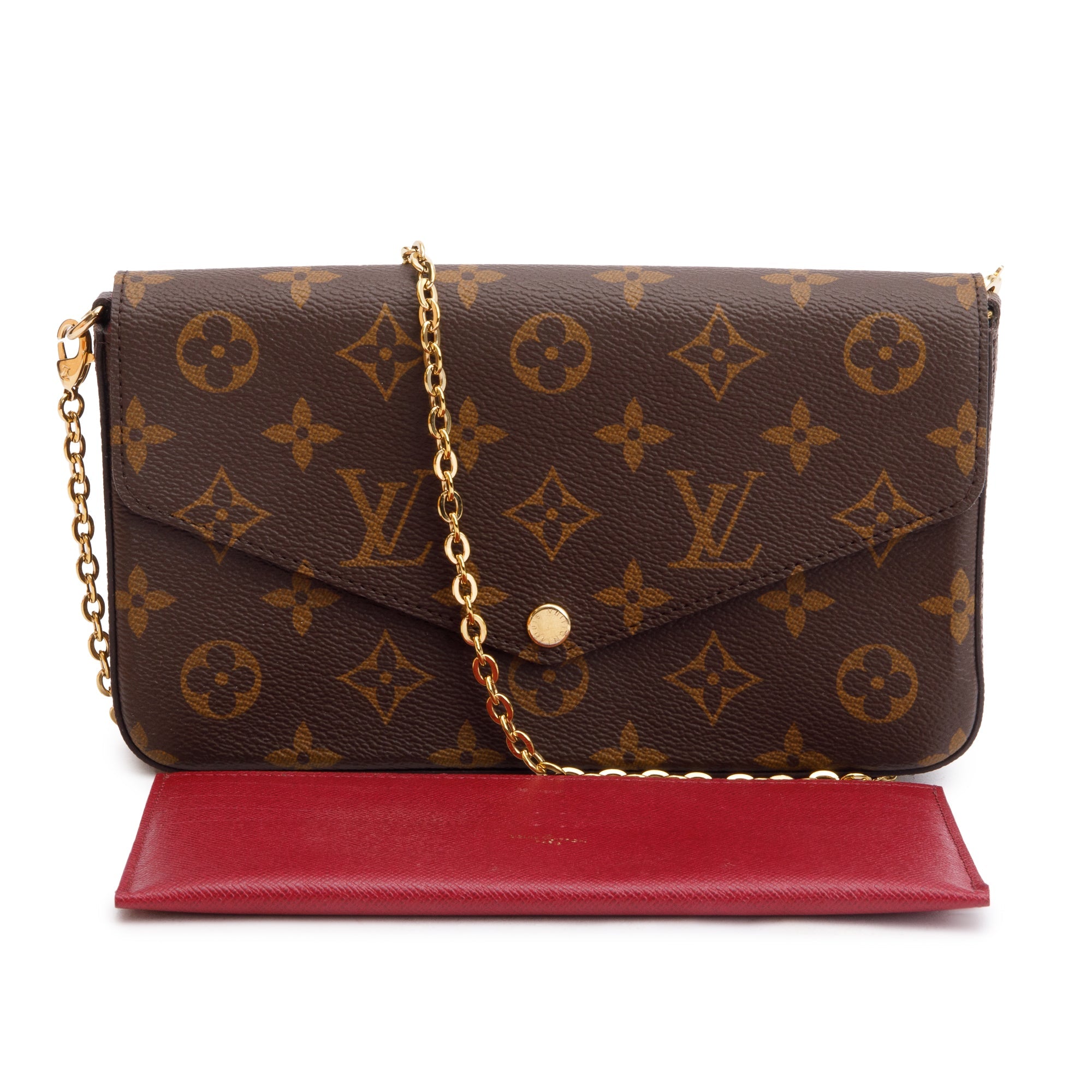 Louis Vuitton 2022 Monogram Felicie Pochette w/ Box & Insert