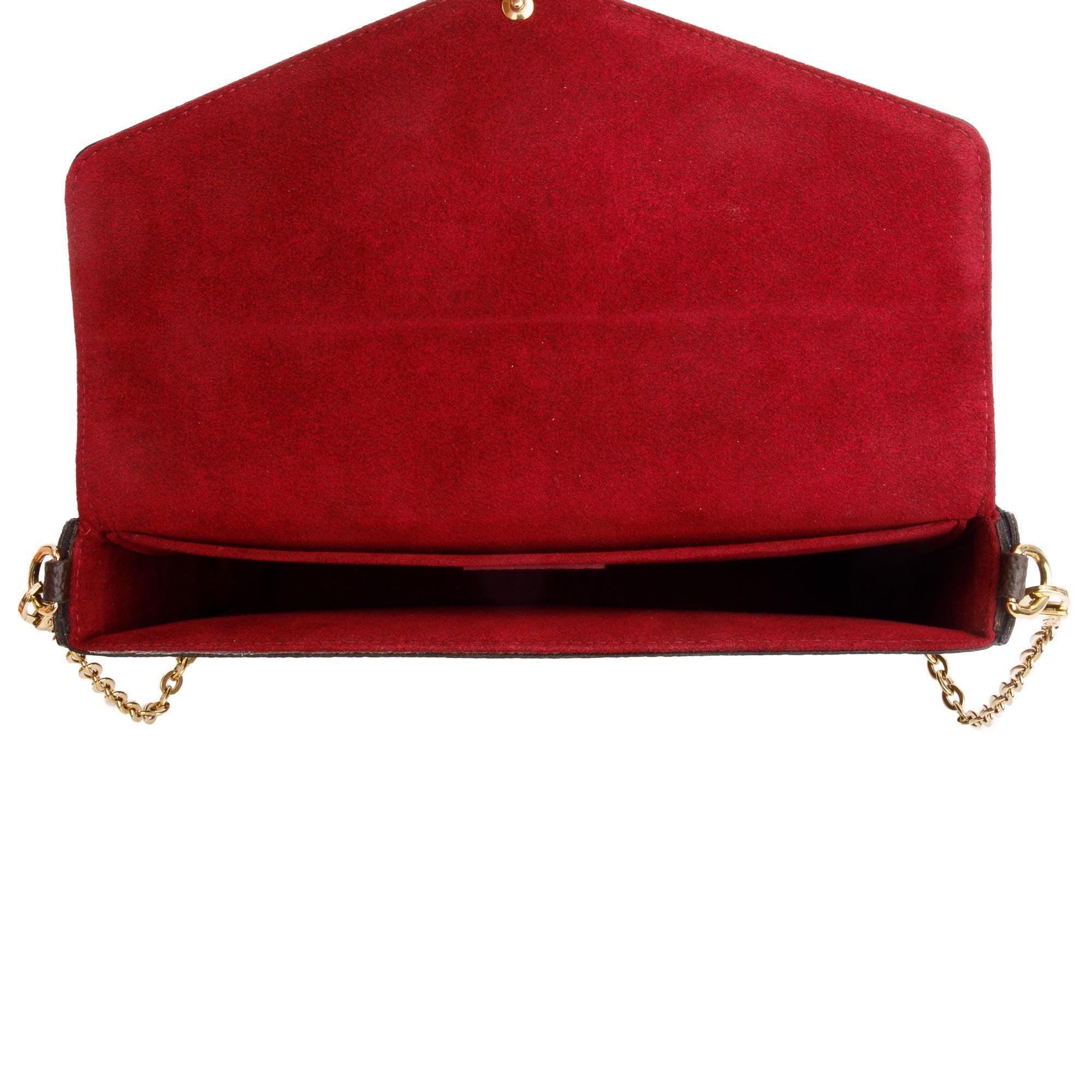 Louis Vuitton 2022 Monogram Felicie Pochette w/ Box & Insert