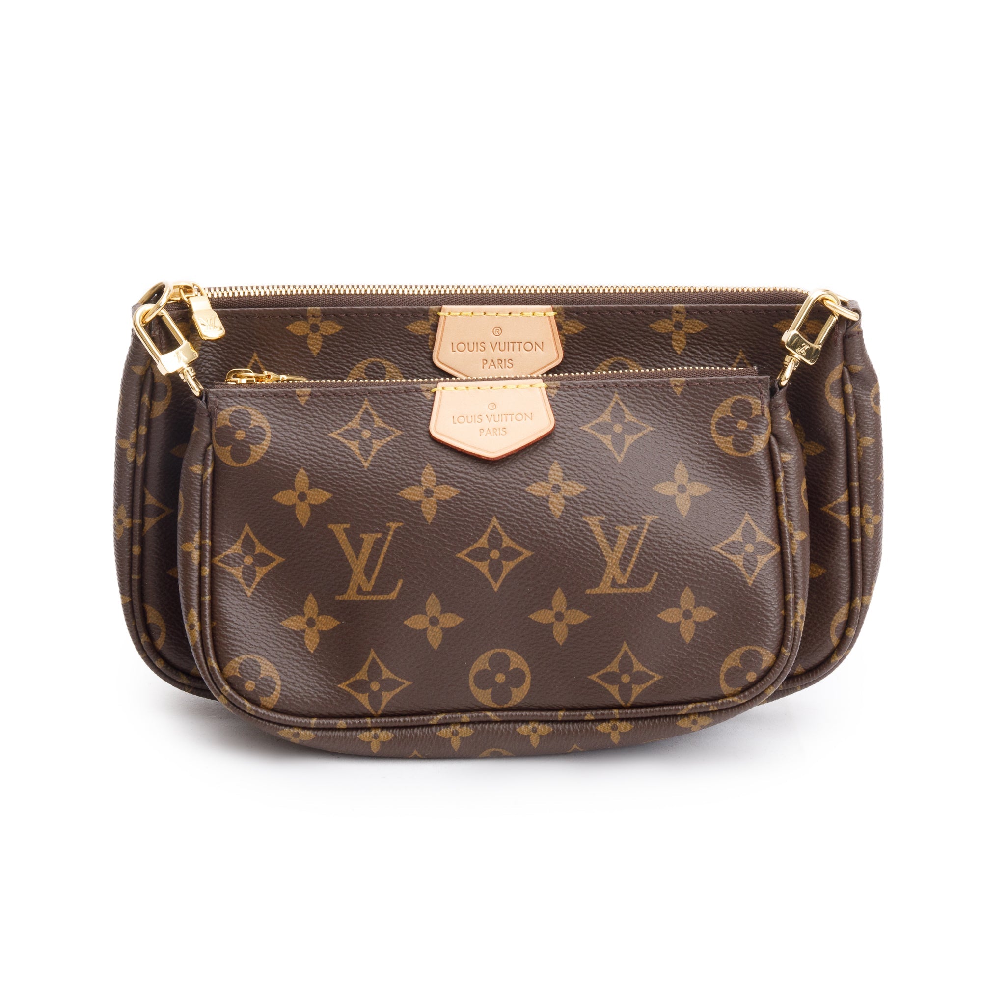 Louis Vuitton 2022 Monogram Khaki Multi-Pochette Accessoires w/ Box