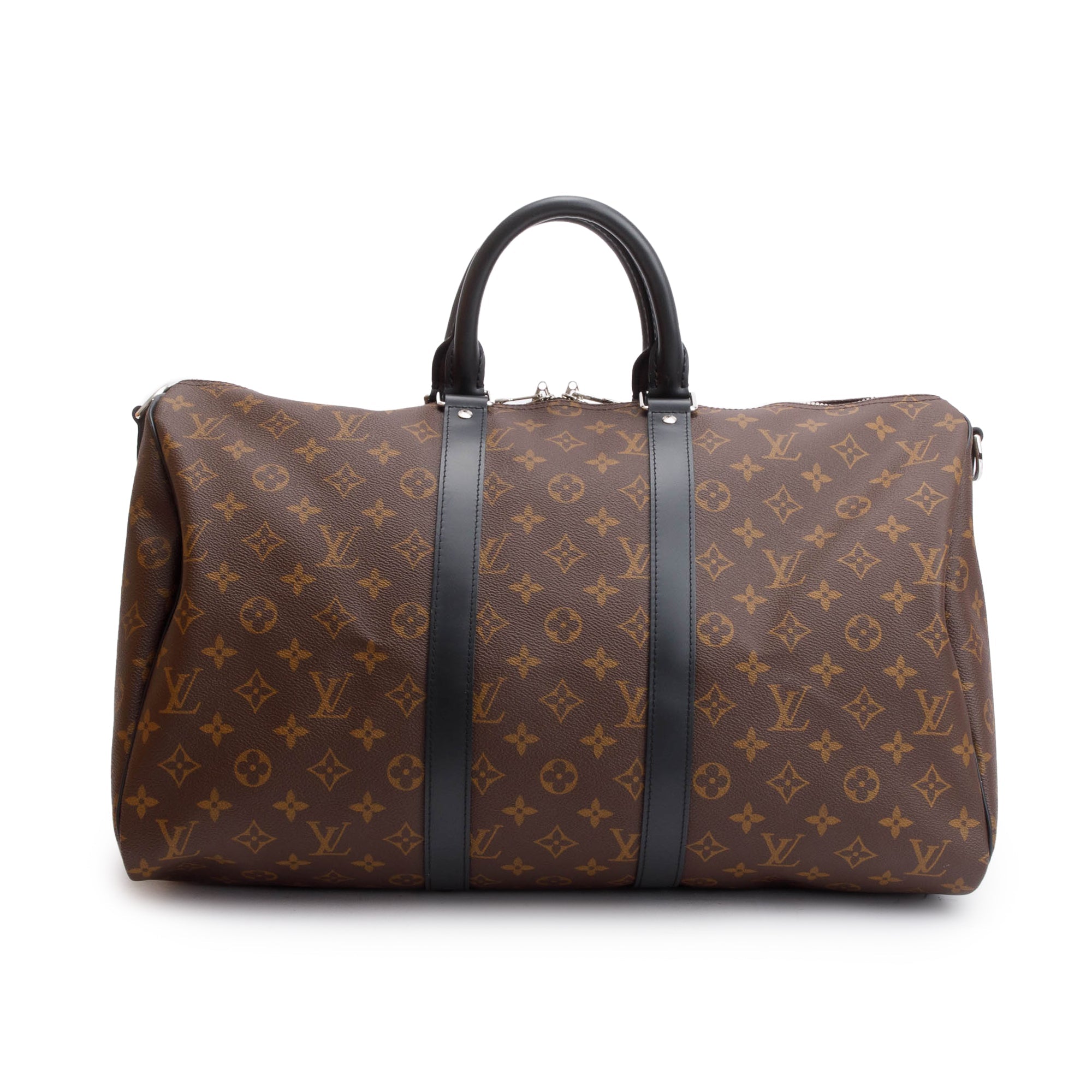 Louis Vuitton 2022 Monogram Macassar Keepall Bandouliere 45 w/ Box