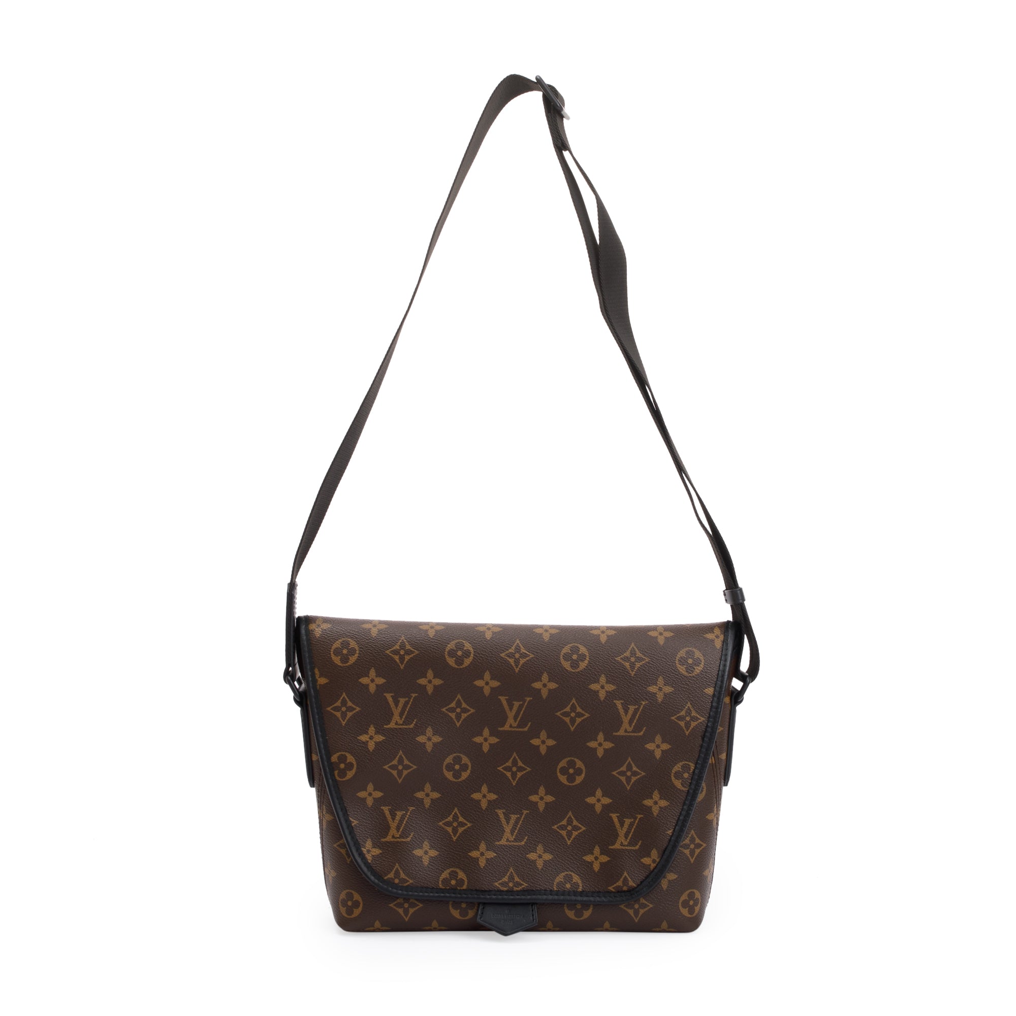 Louis Vuitton 2022 Monogram Macassar Magnetic Messenger Bag w/ Box