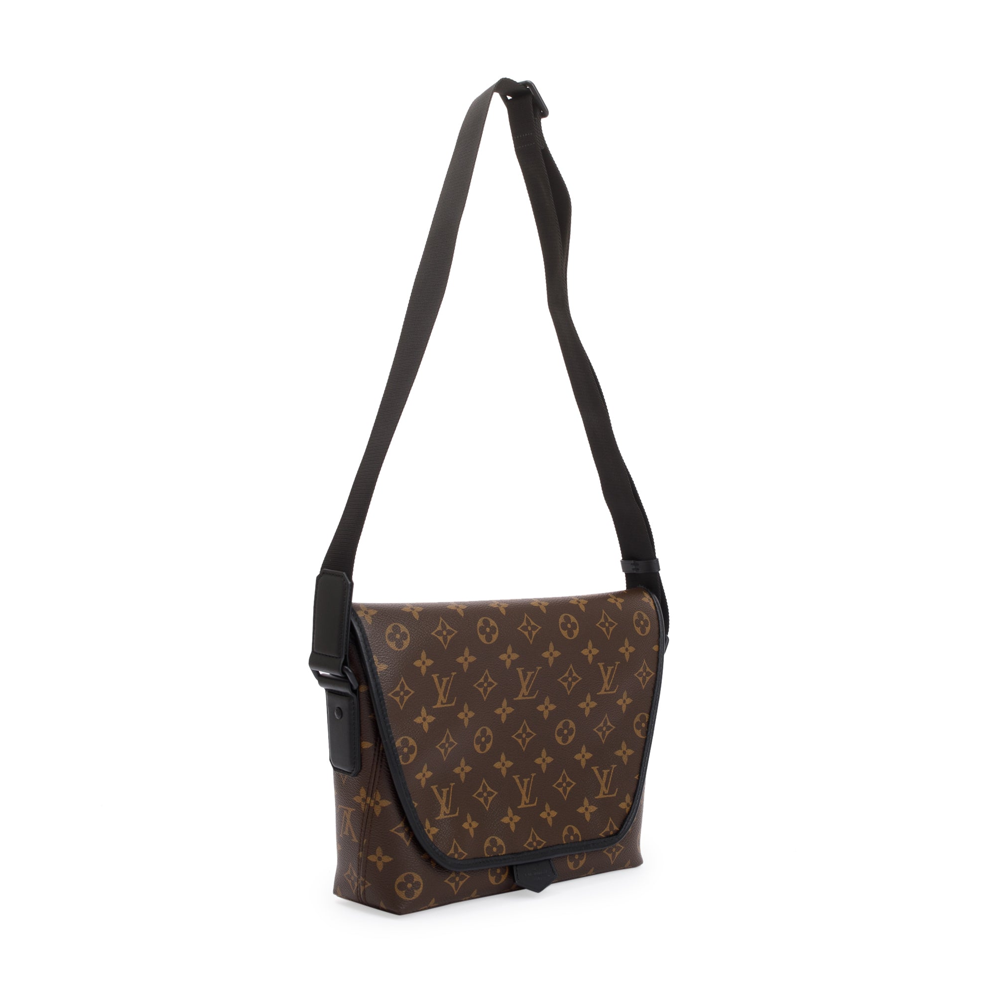 Louis Vuitton 2022 Monogram Macassar Magnetic Messenger Bag w/ Box