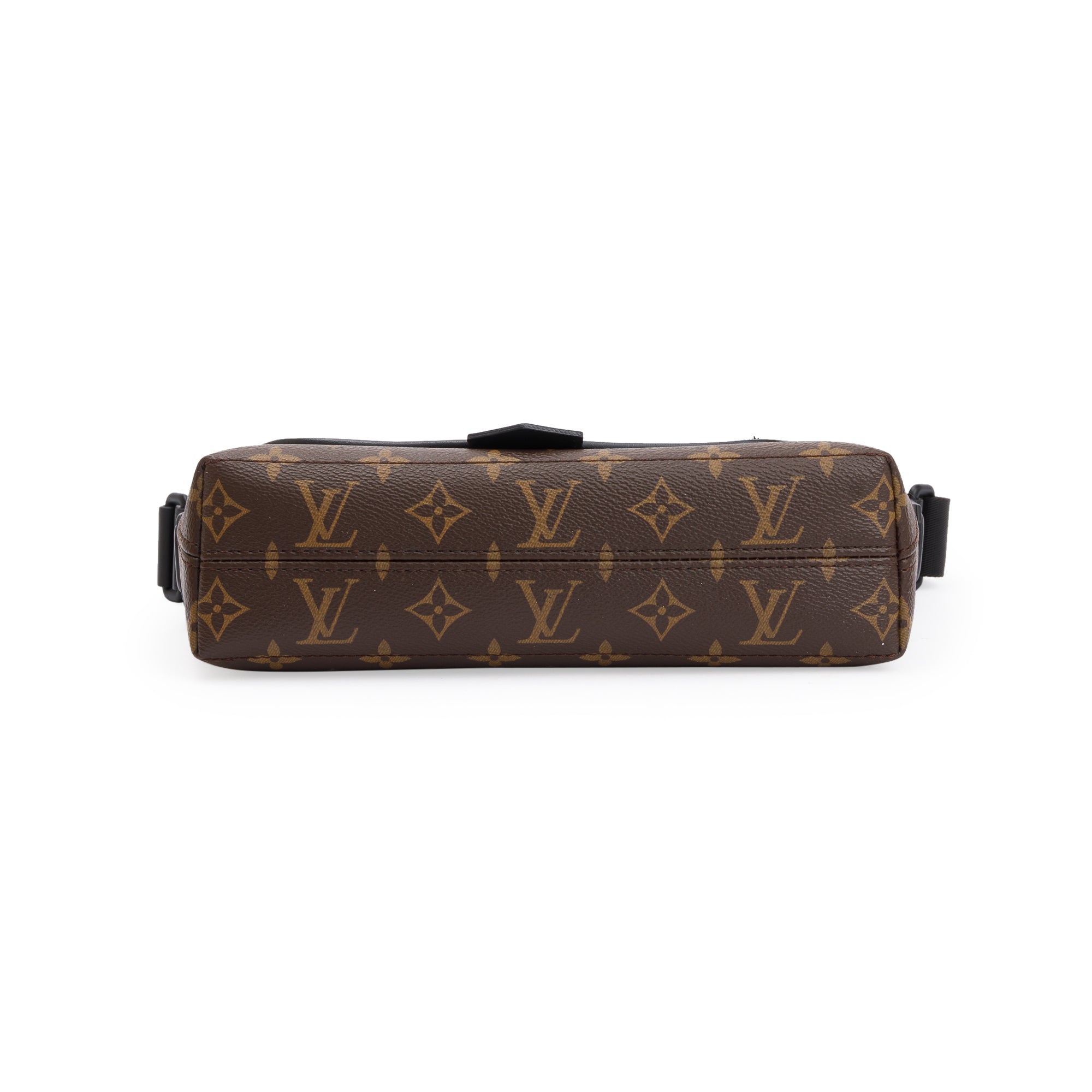 Louis Vuitton 2022 Monogram Macassar Magnetic Messenger Bag w/ Box