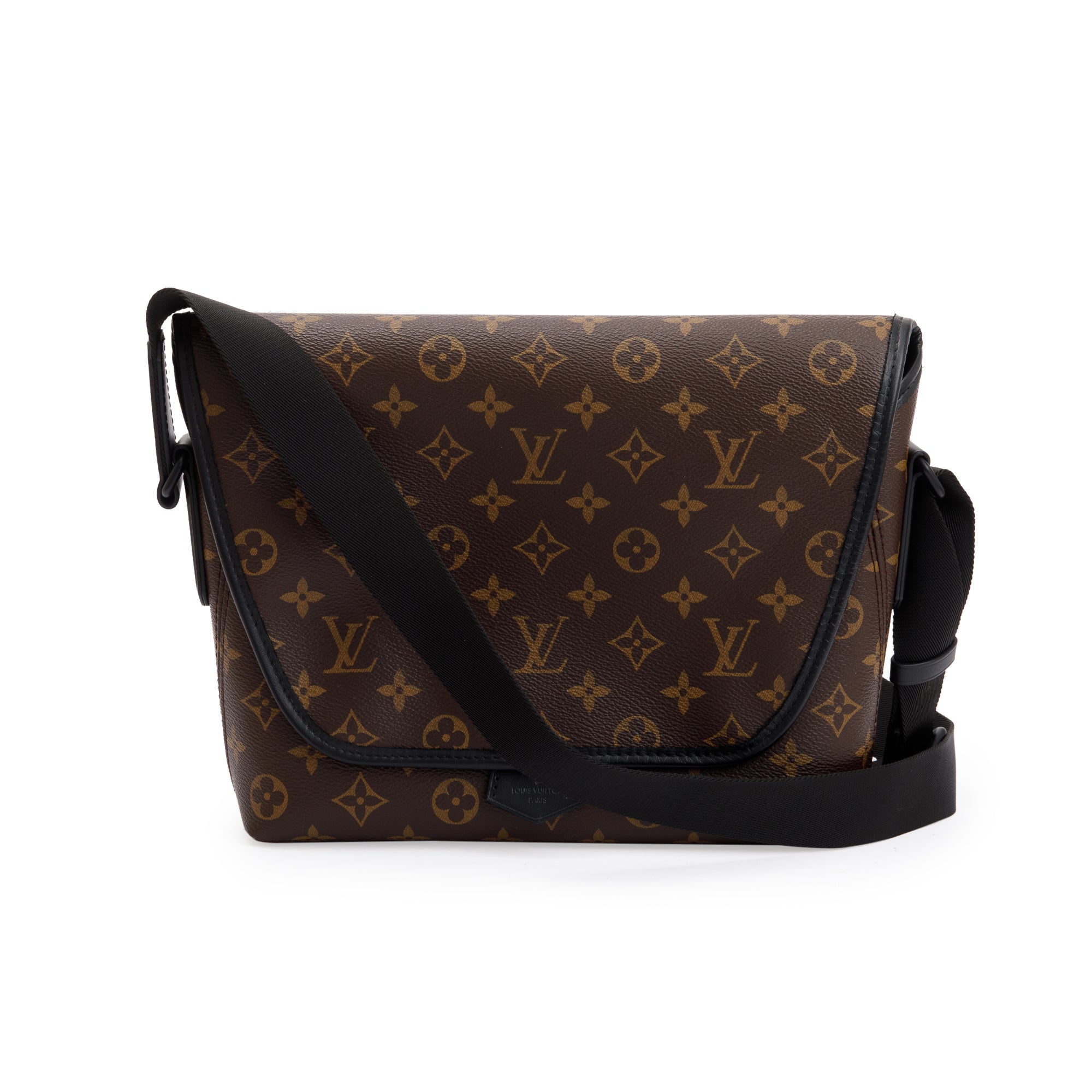 Louis Vuitton 2022 Monogram Macassar Magnetic Messenger Bag w/ Box