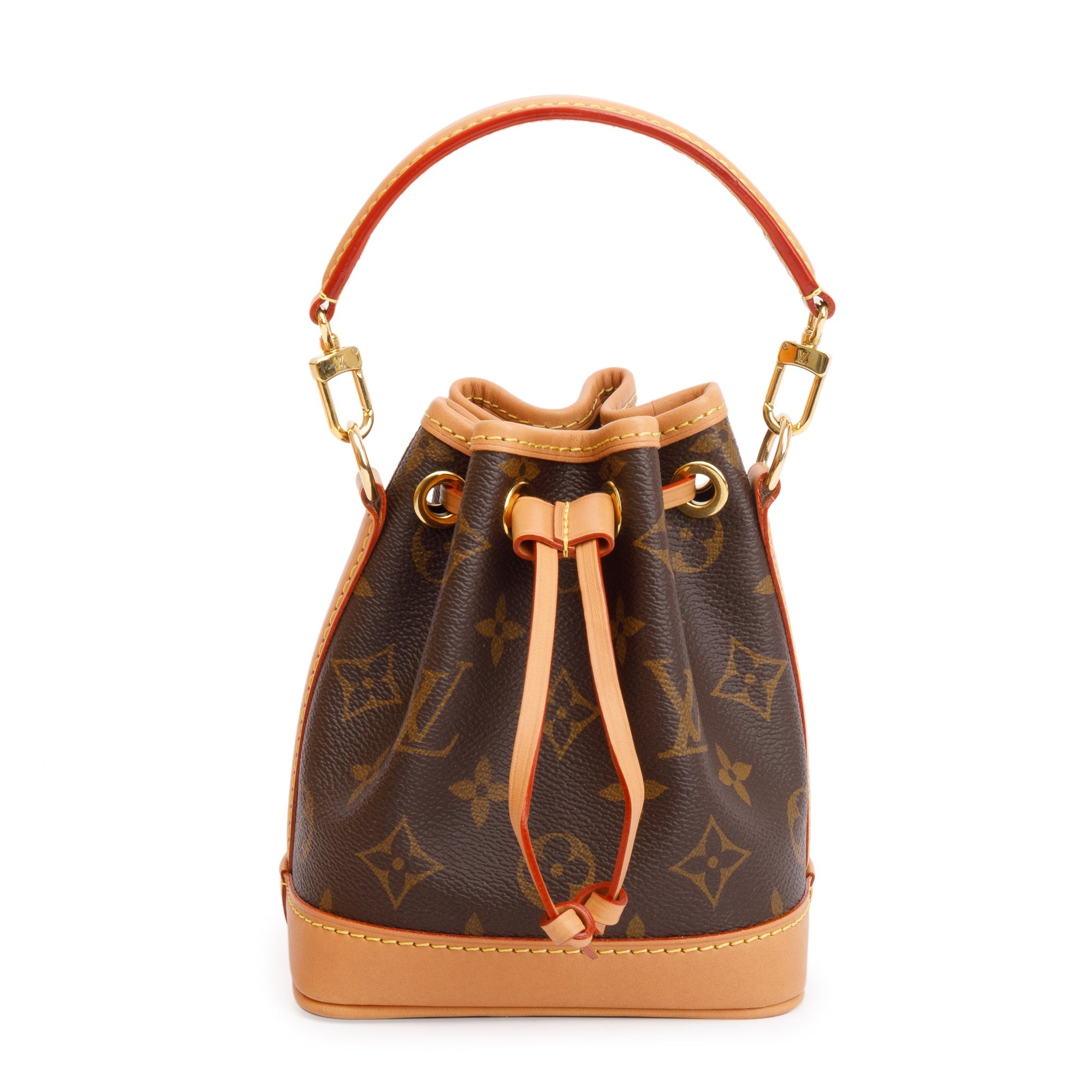 Louis Vuitton 2022 Monogram Nano Noe w/ Straps, Box & Receipt