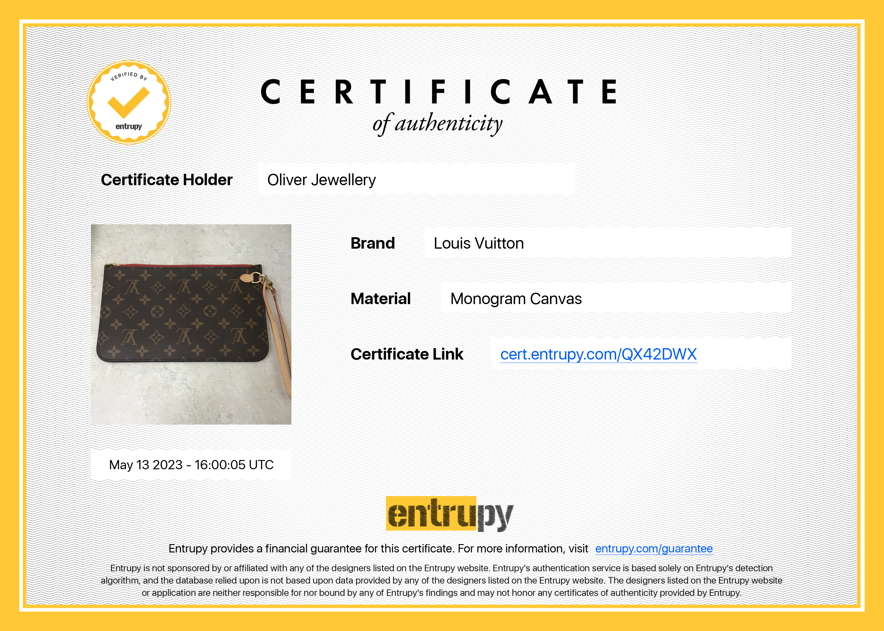 Louis Vuitton 2022 Monogram Neverfull Pochette