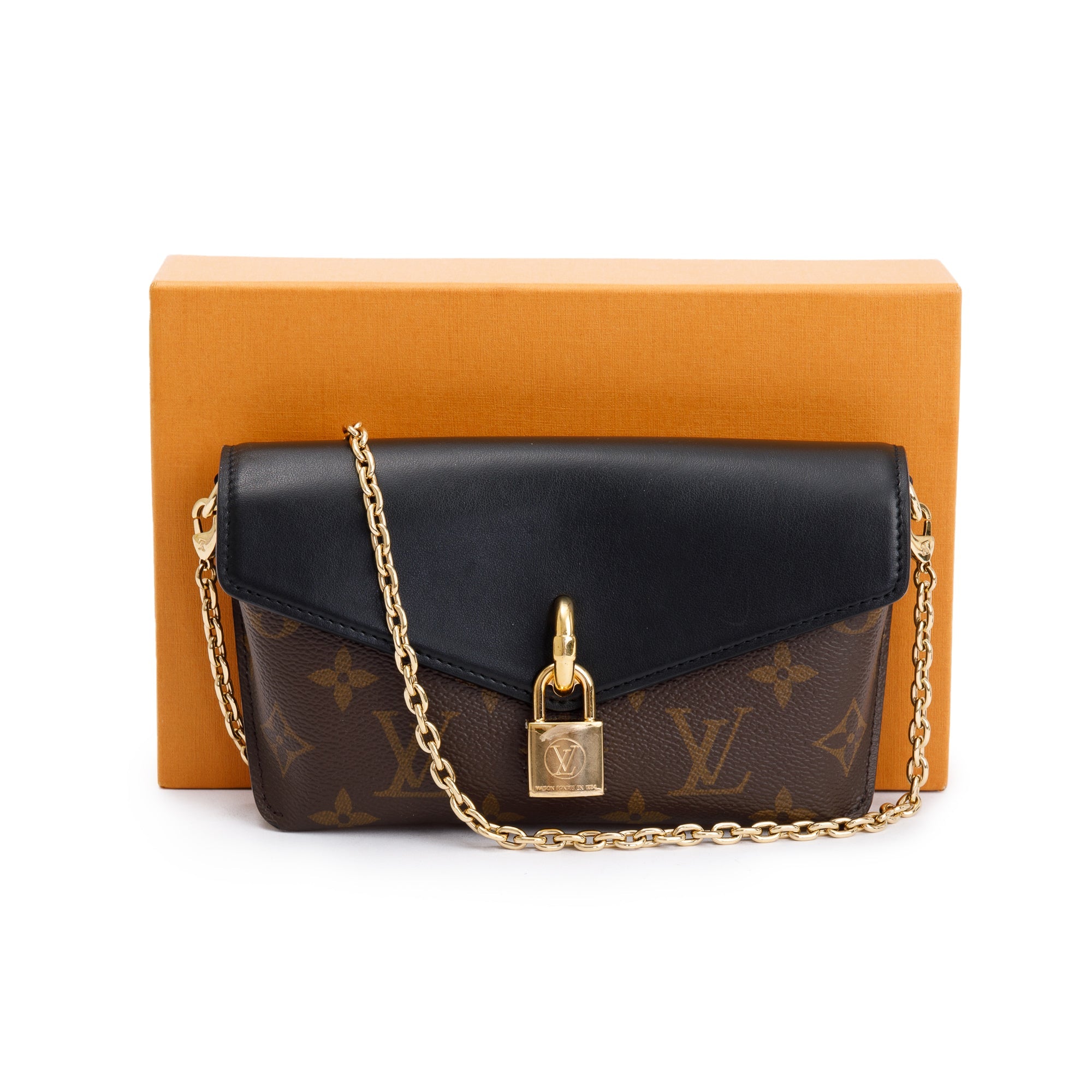 Louis Vuitton 2022 Monogram Padlock on Strap w/ Box & Straps