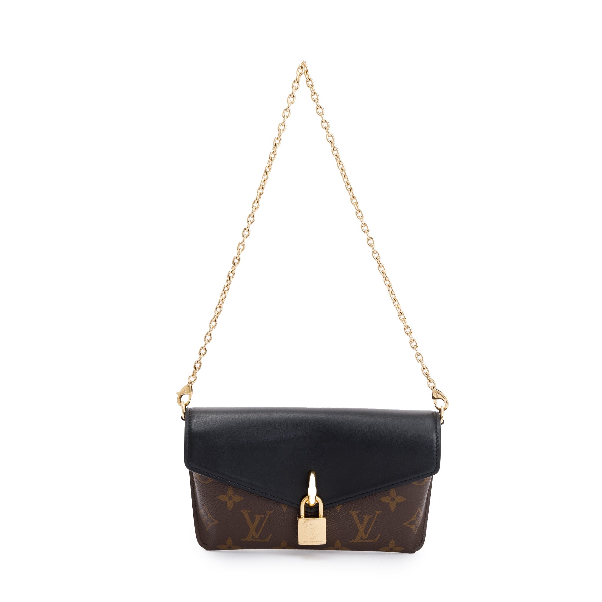 Louis Vuitton 2022 Monogram Padlock on Strap w/ Box & Straps