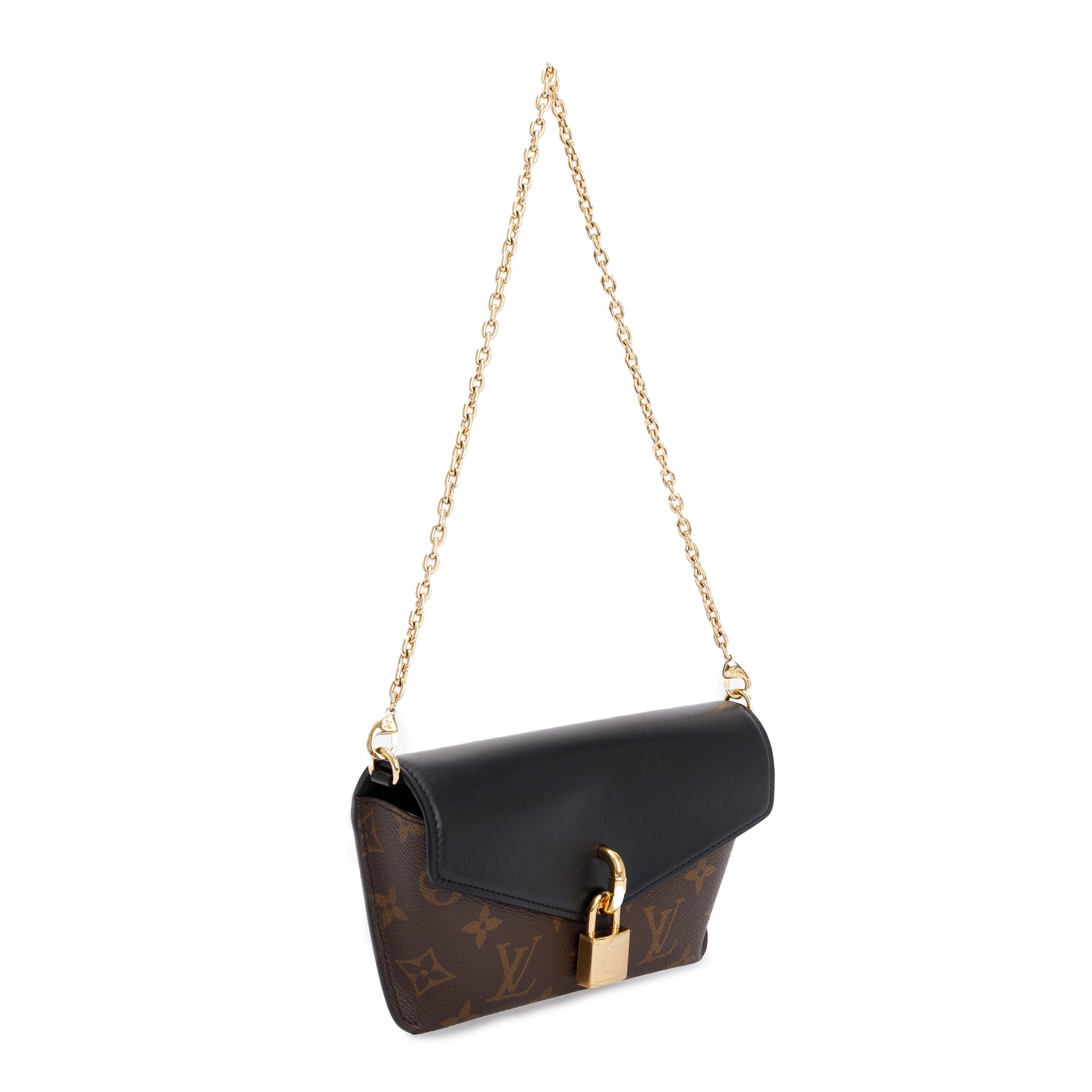 Louis Vuitton 2022 Monogram Padlock on Strap w/ Box & Straps