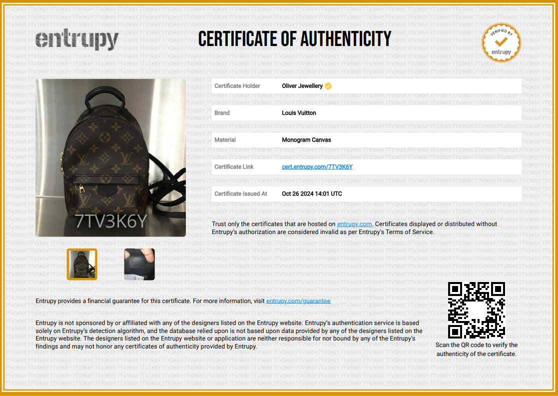 Louis Vuitton 2022 Monogram Palm Springs Mini Backpack w/ Box