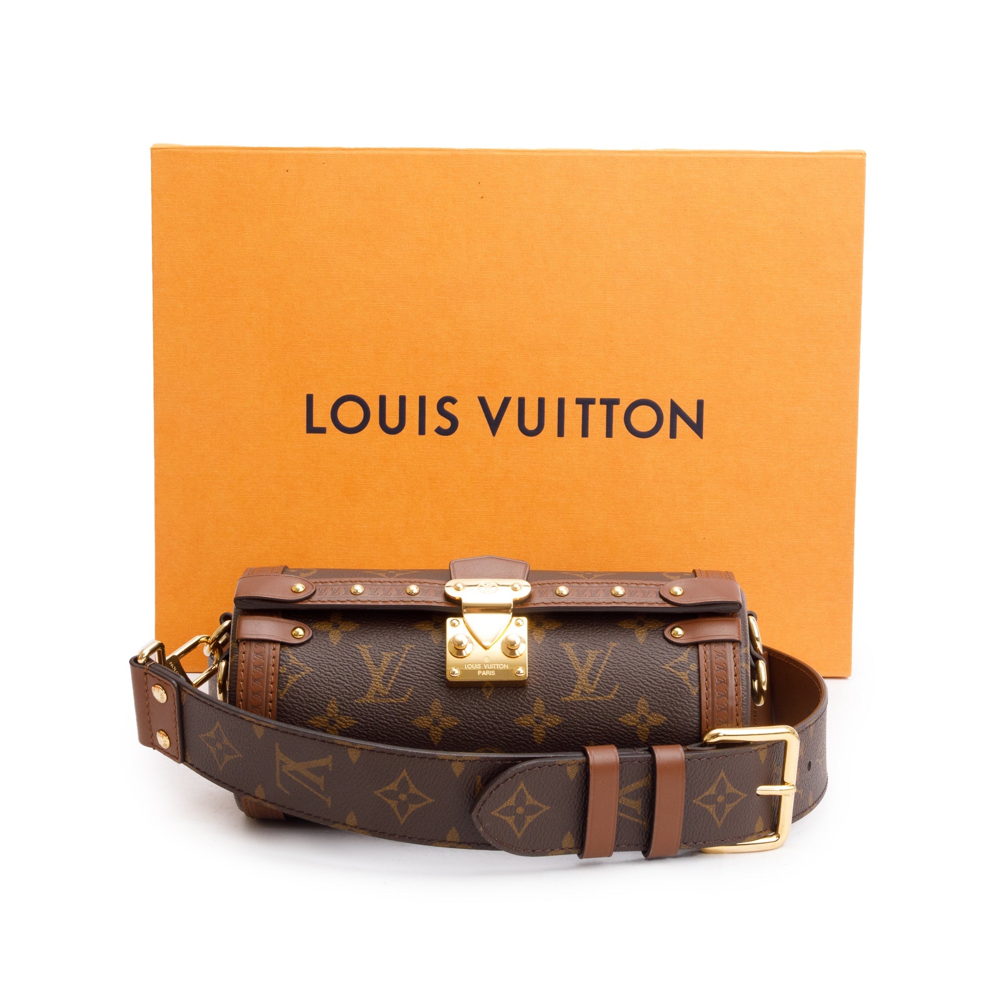 Louis Vuitton 2022 Monogram Papillon Trunk w/ Strap & Box