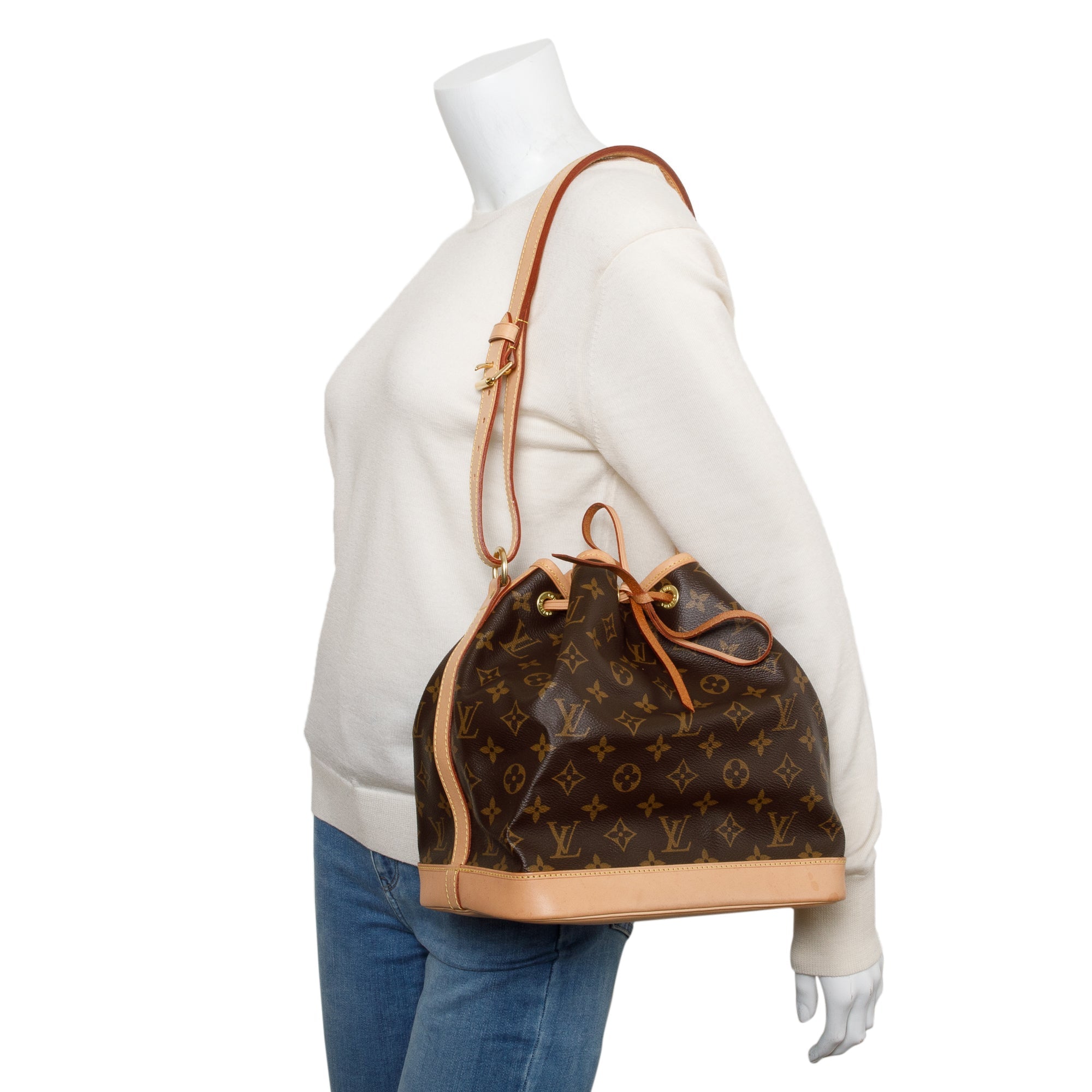 Louis Vuitton 2022 Monogram Petit Noe Bag w/ Receipt