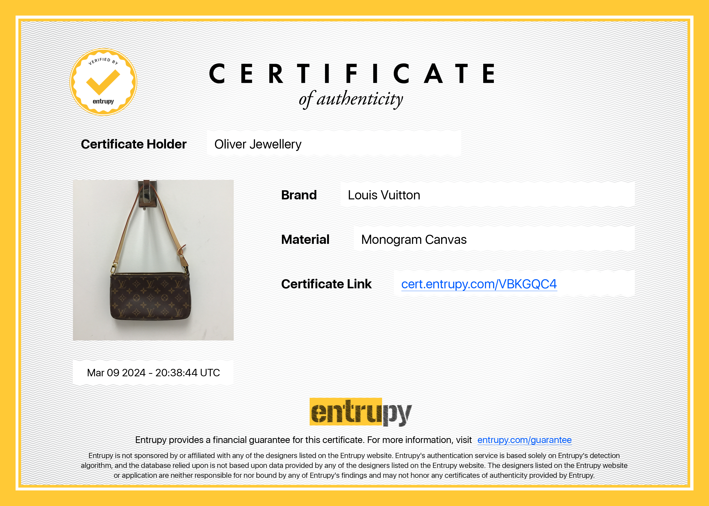 Louis Vuitton 2022 Monogram Pochette Accessories