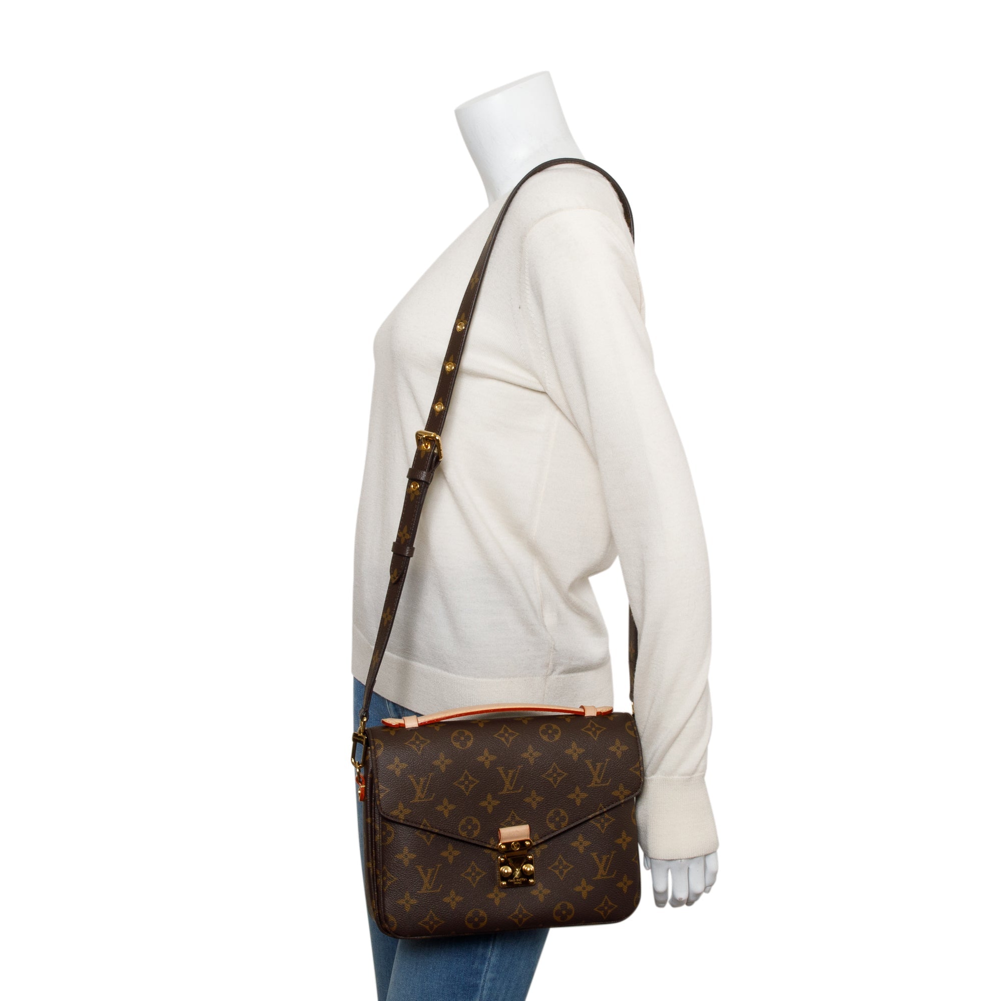 Louis Vuitton 2022 Monogram Pochette Metis w/ Box & Receipt