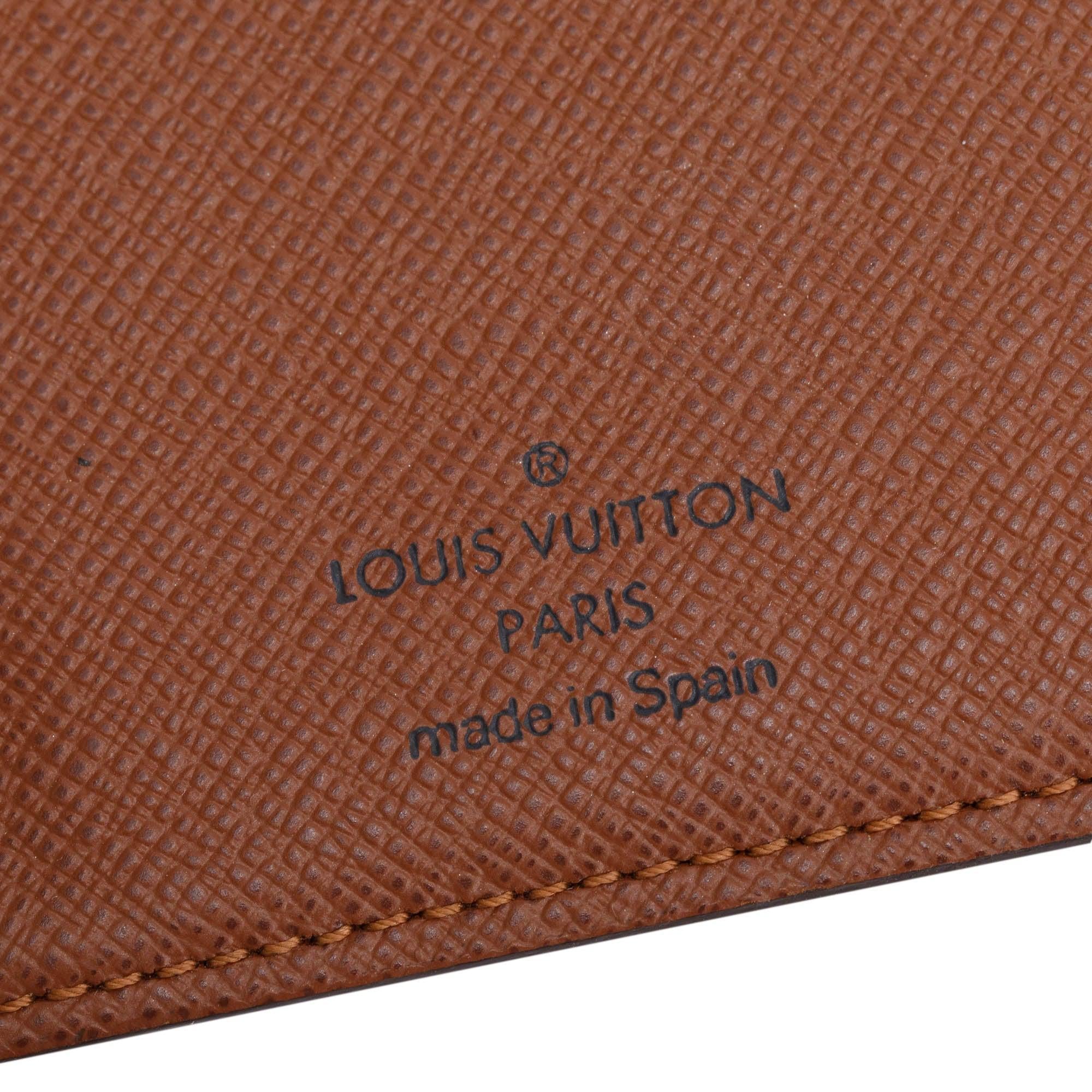 Louis Vuitton 2022 Monogram Pocket Agenda Cover w/ Box