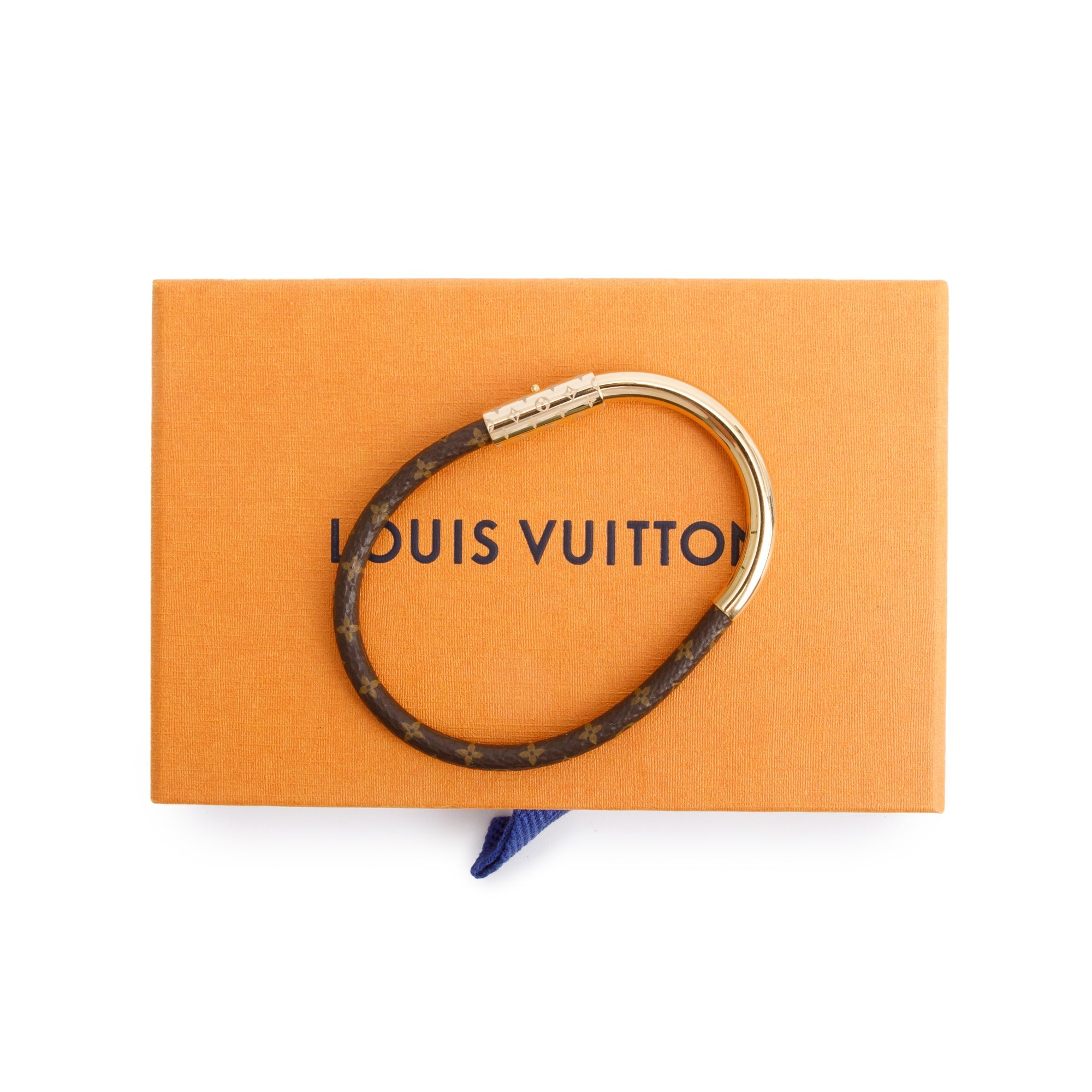 Louis Vuitton 2022 Monogram Pure LV Simple Tour Bracelet w/ Box