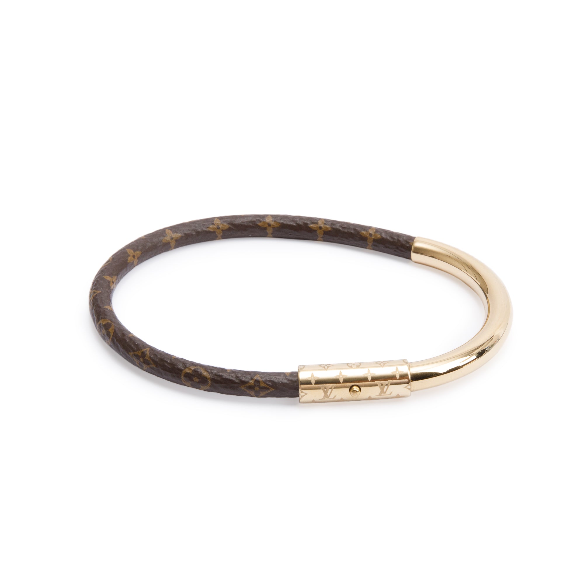 Louis Vuitton 2022 Monogram Pure LV Simple Tour Bracelet w/ Box