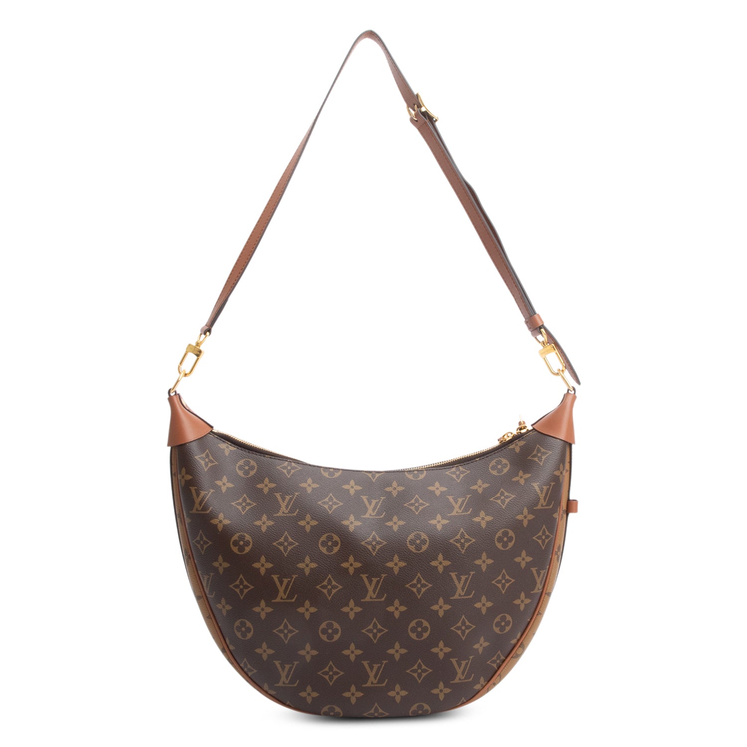Louis Vuitton 2022 Monogram Reverse Loop Hobo Bag w/ Pouch, Strap & Receipt