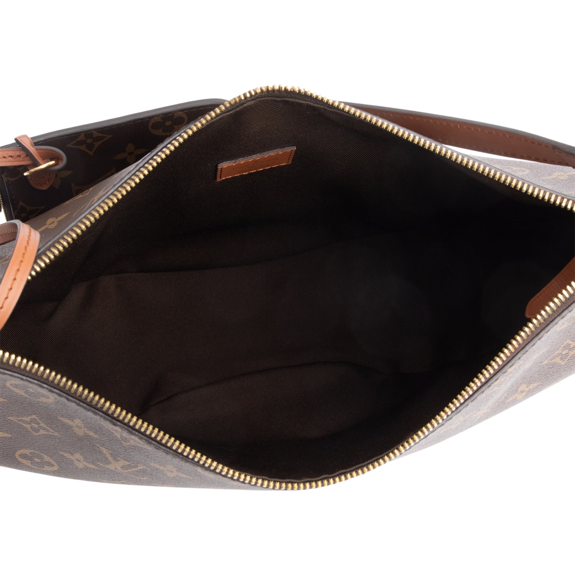 Louis Vuitton 2022 Monogram Reverse Loop Hobo Bag w/ Pouch, Strap & Receipt