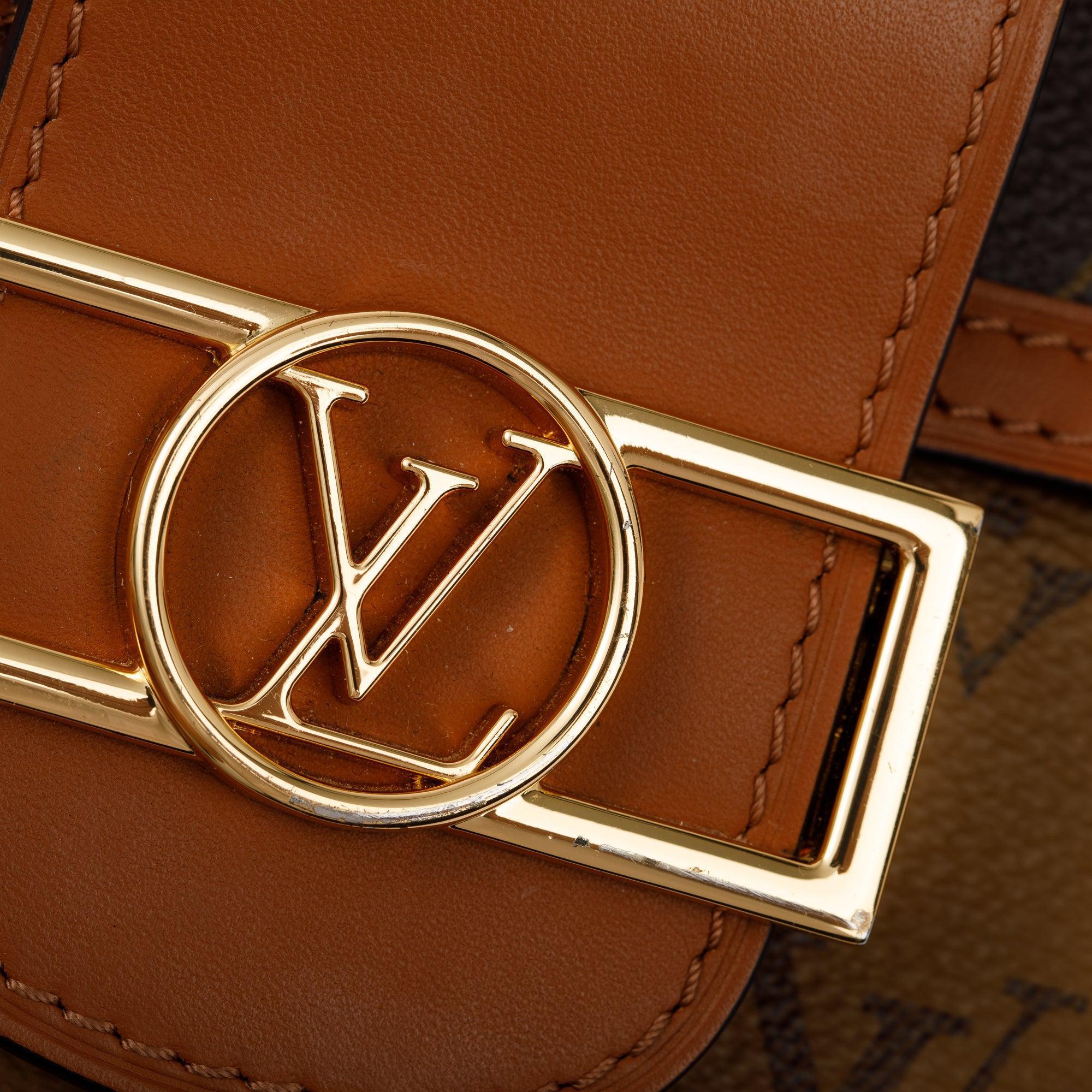 Louis Vuitton 2022 Monogram Reverse Mini Dauphine w/ Strap Box
