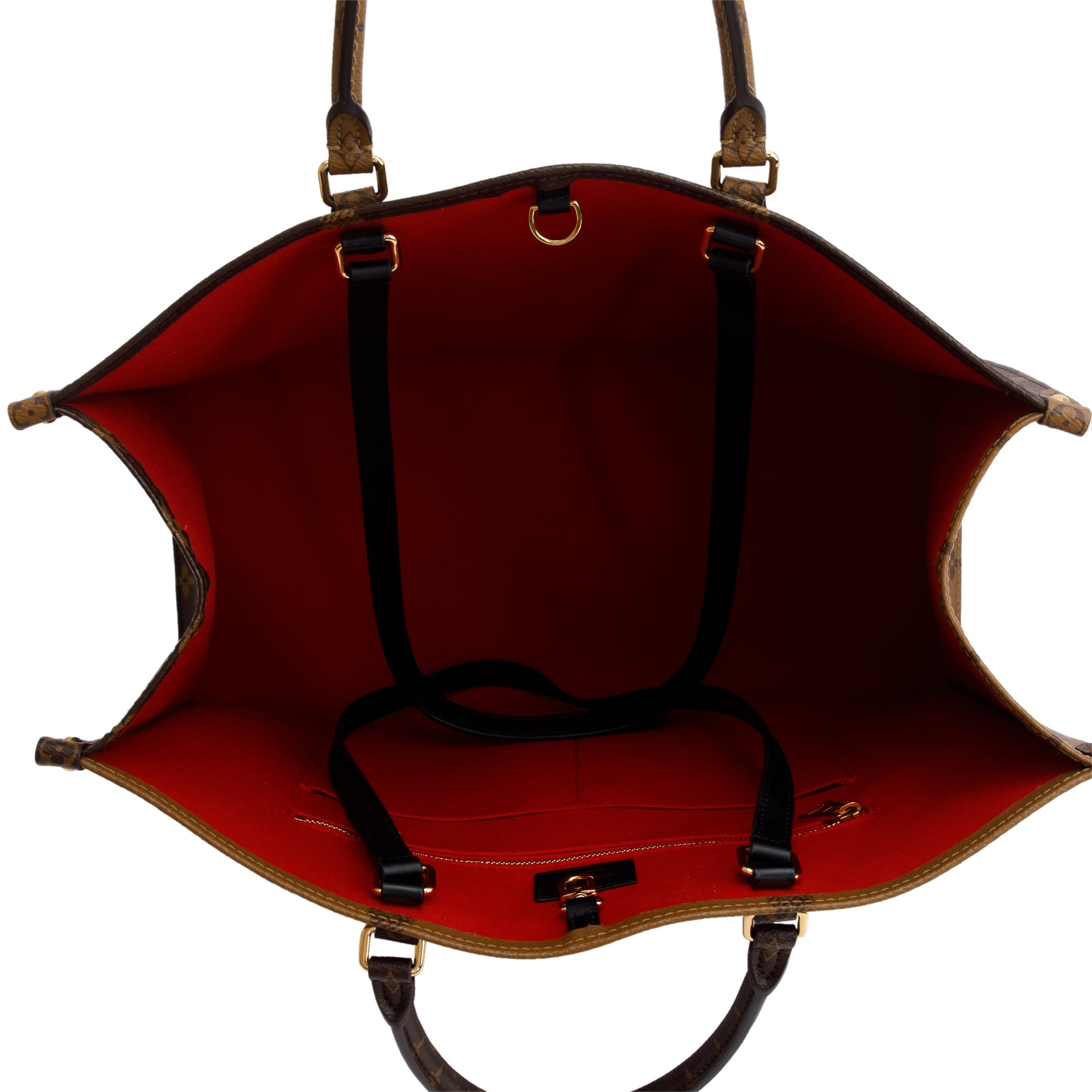 Louis Vuitton 2022 Monogram Reverse Onthego GM w/ Box