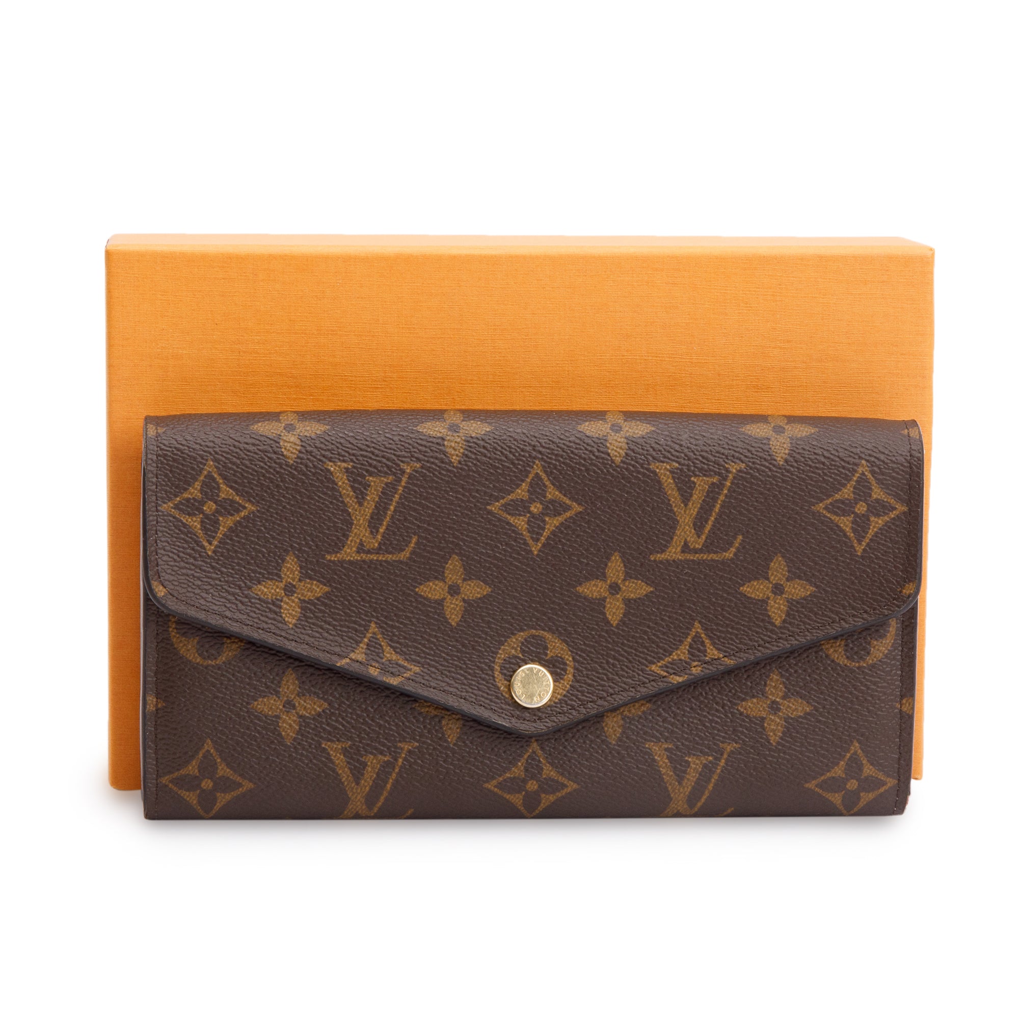 Louis Vuitton 2022 Monogram Sarah NM Wallet w/ Box
