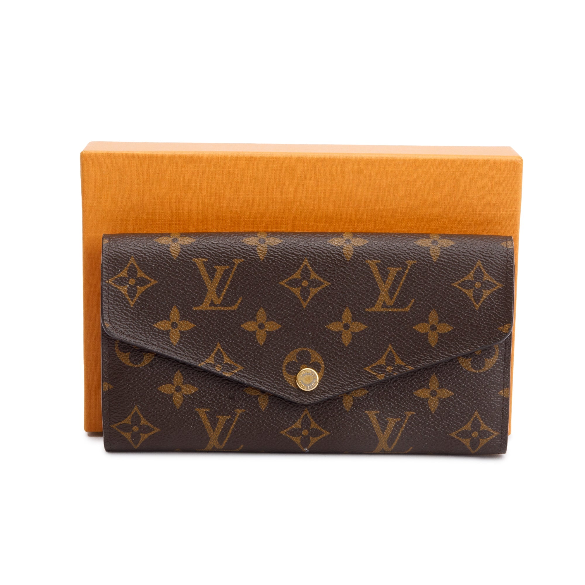 Louis Vuitton 2022 Monogram Sarah NM Wallet w/ Box