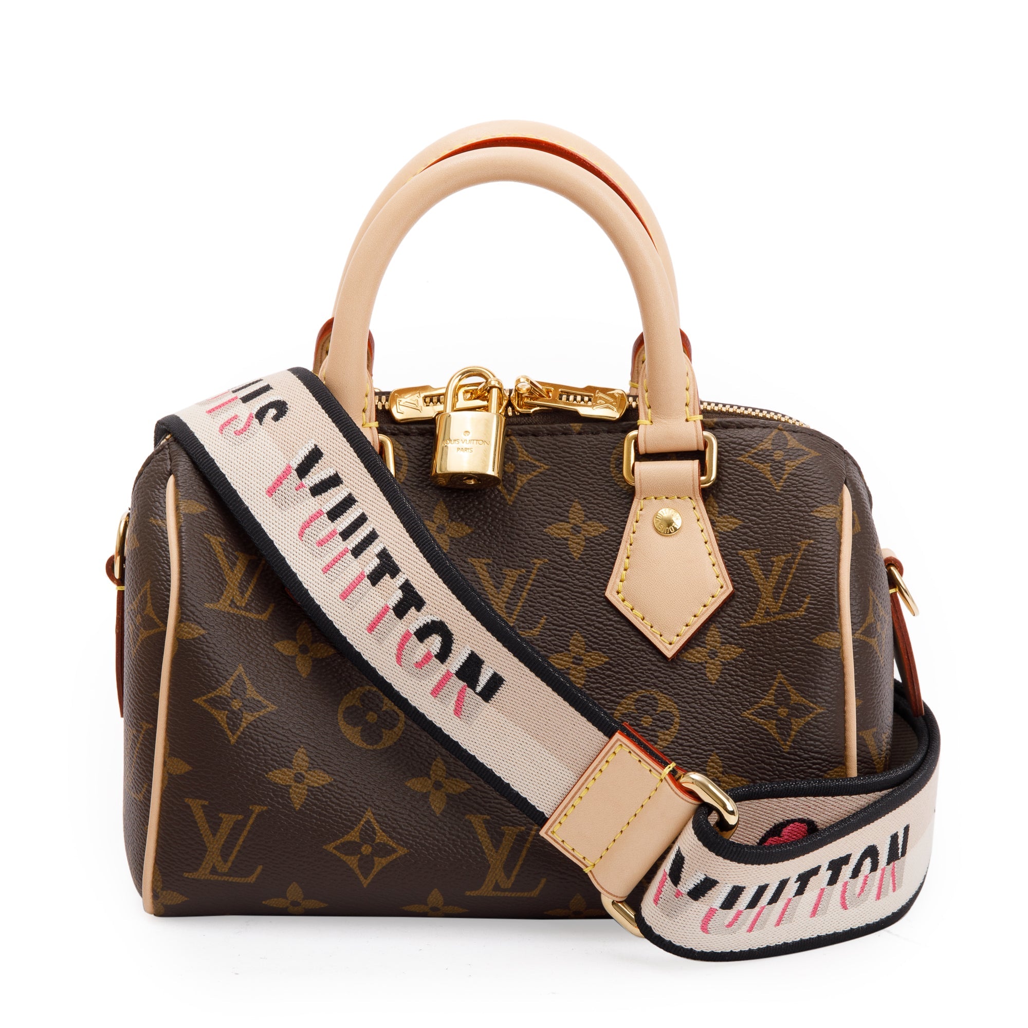 Louis Vuitton 2022 Monogram Speedy Bandouliere 20 w/ Strap & Box
