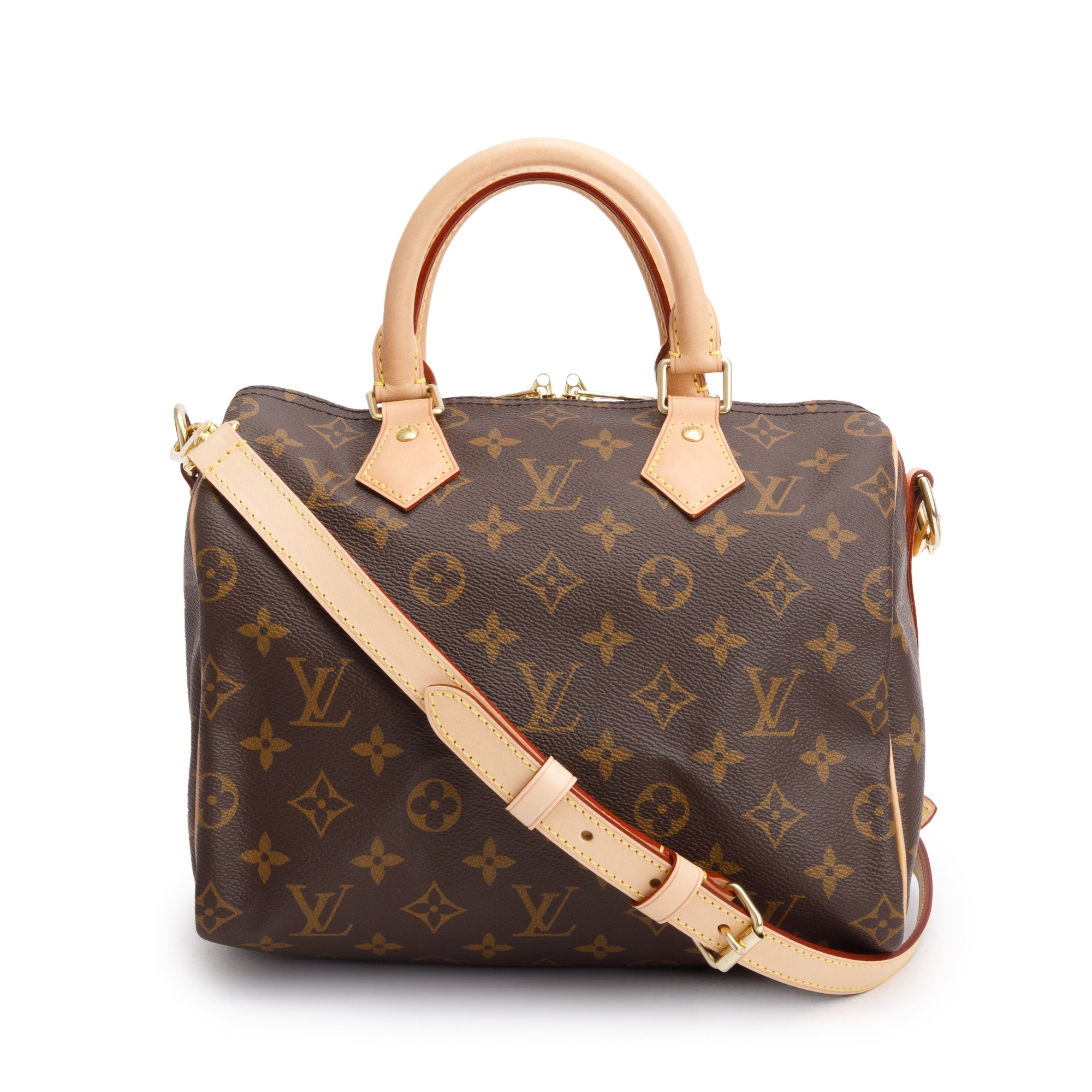 Louis Vuitton 2022 Monogram Speedy Bandouliere 25 w/ Strap