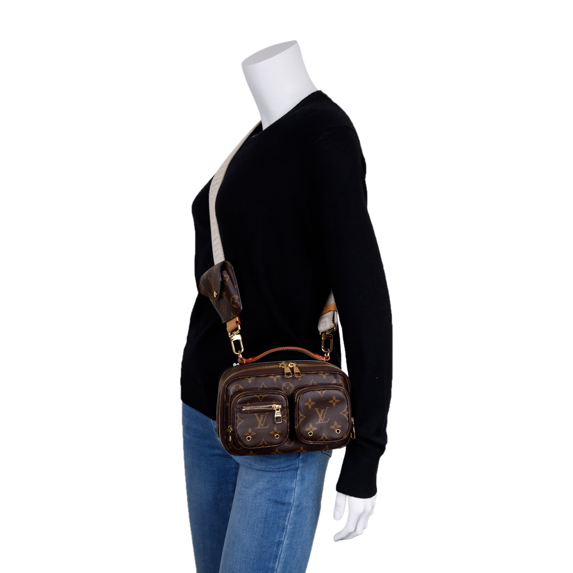 Louis Vuitton 2022 Monogram Utility Crossbody Bag w/ Box