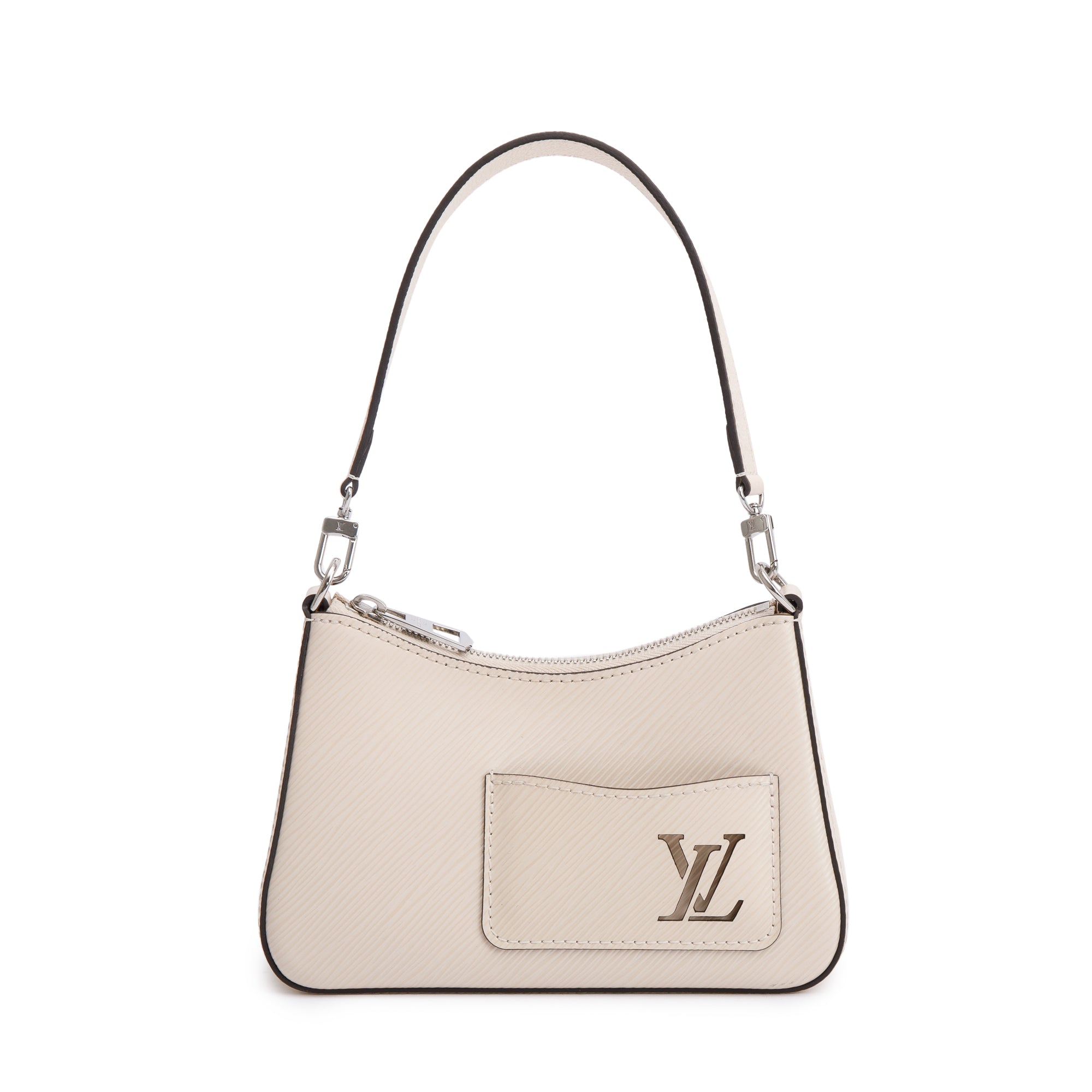 Louis Vuitton 2022 Quartz White Epi Marellini w/ Box