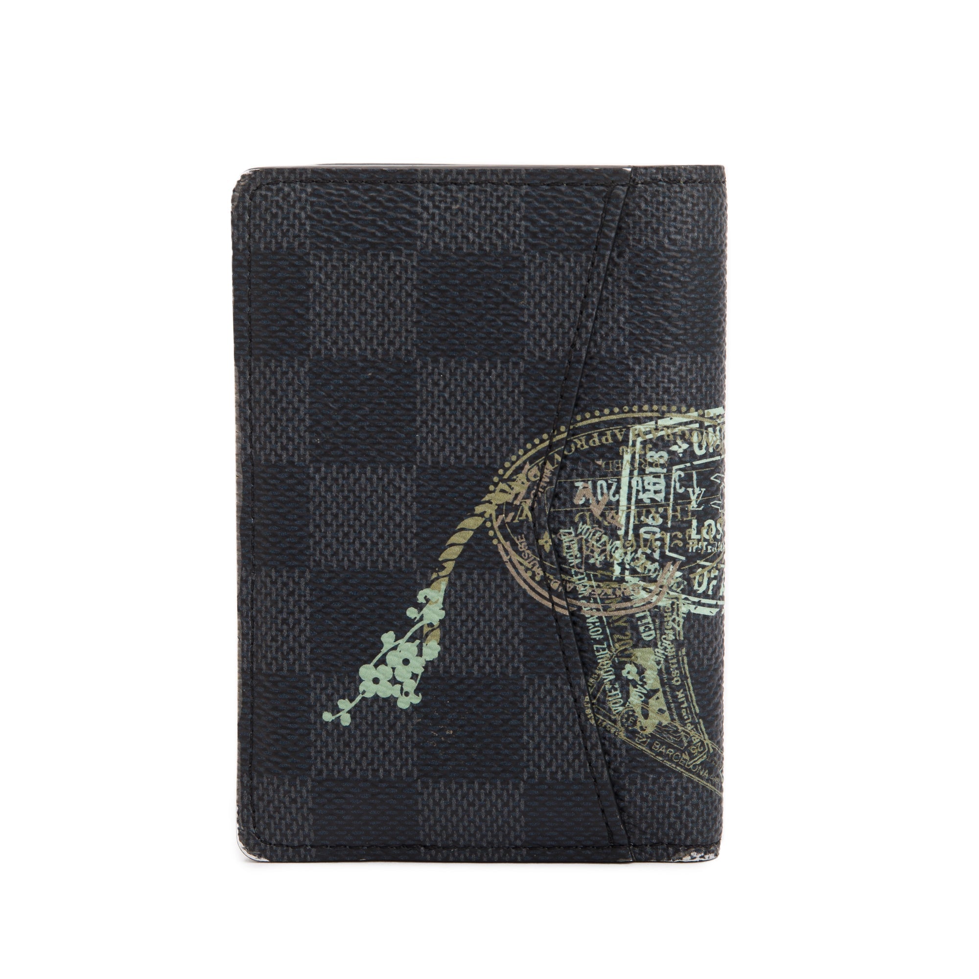 Louis Vuitton 2022 Stamps Animal Damier Graphite Pocket Organizer w/ Box & Receipt