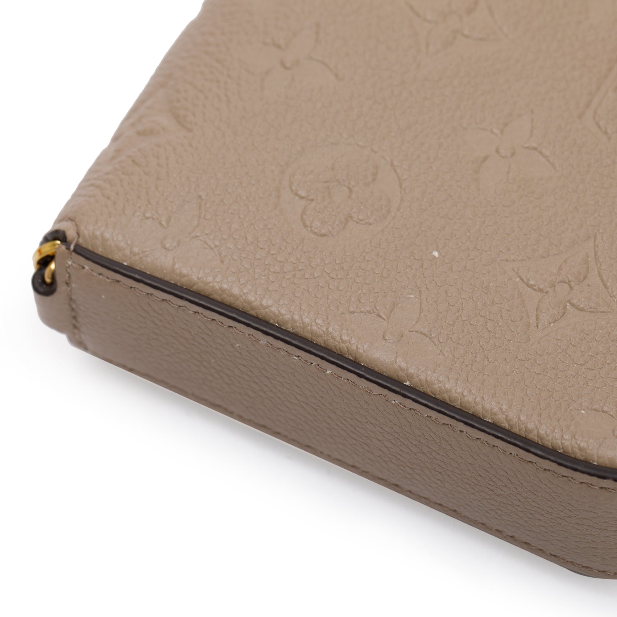 Louis Vuitton 2022 Turtledove Empreinte Leather Felicie Pochette Bag w/ Box & Inserts