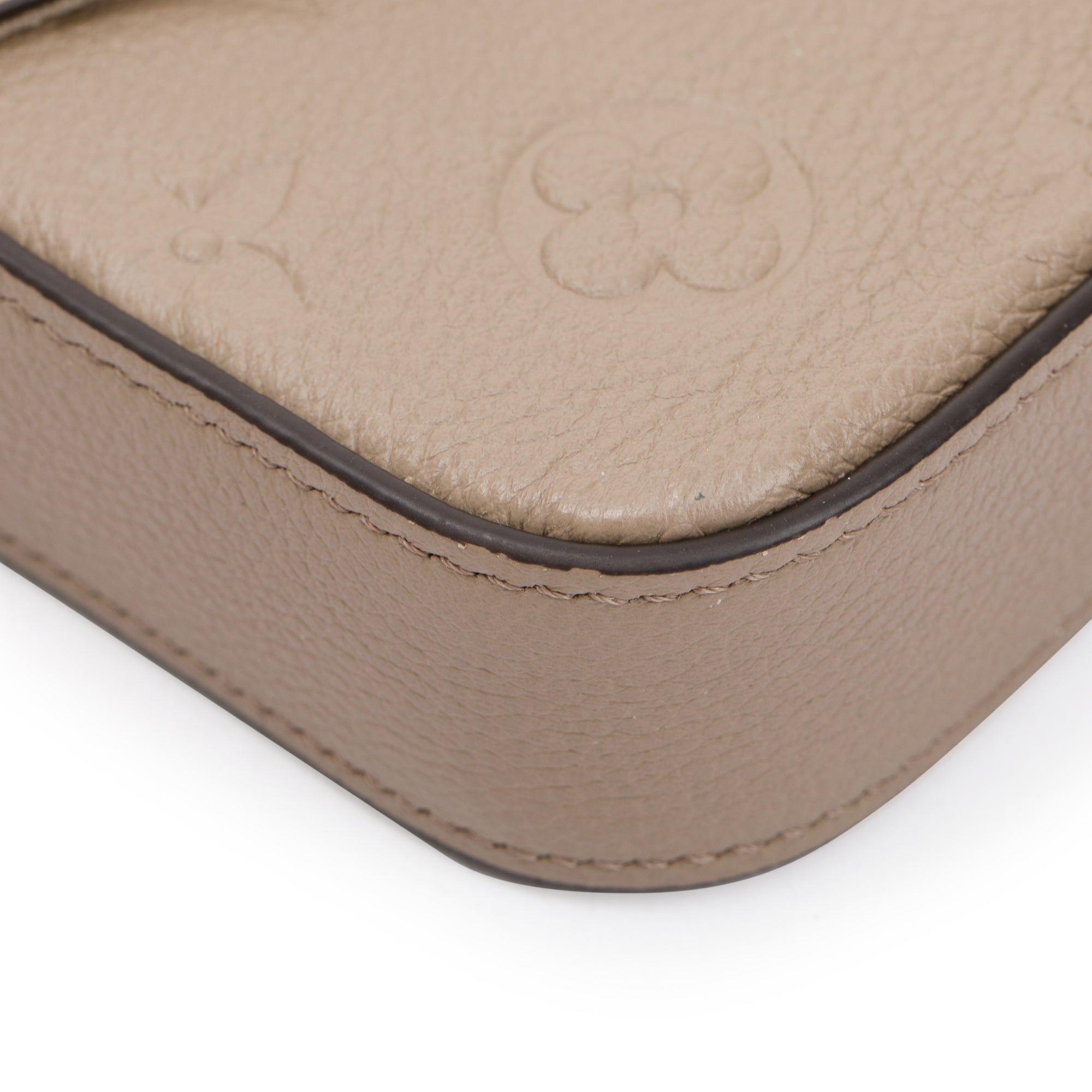 Louis Vuitton 2022 Turtledove Empreinte Leather Felicie Pochette Bag w/ Box & Inserts