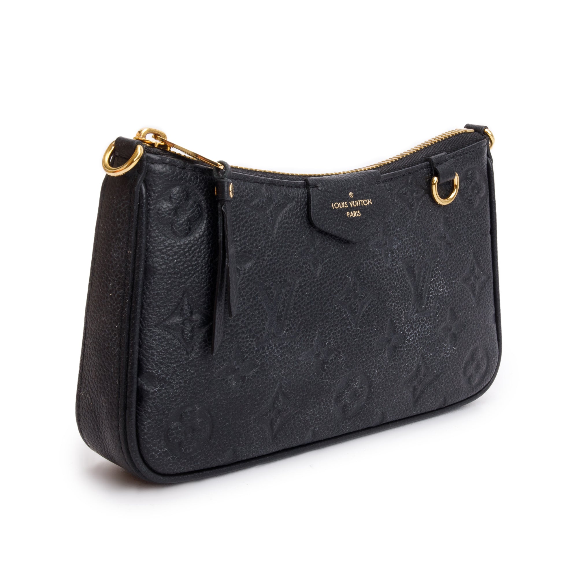 Louis Vuitton 2023 Black Monogram Empreinte Easy Pouch w/ Box & Receipt