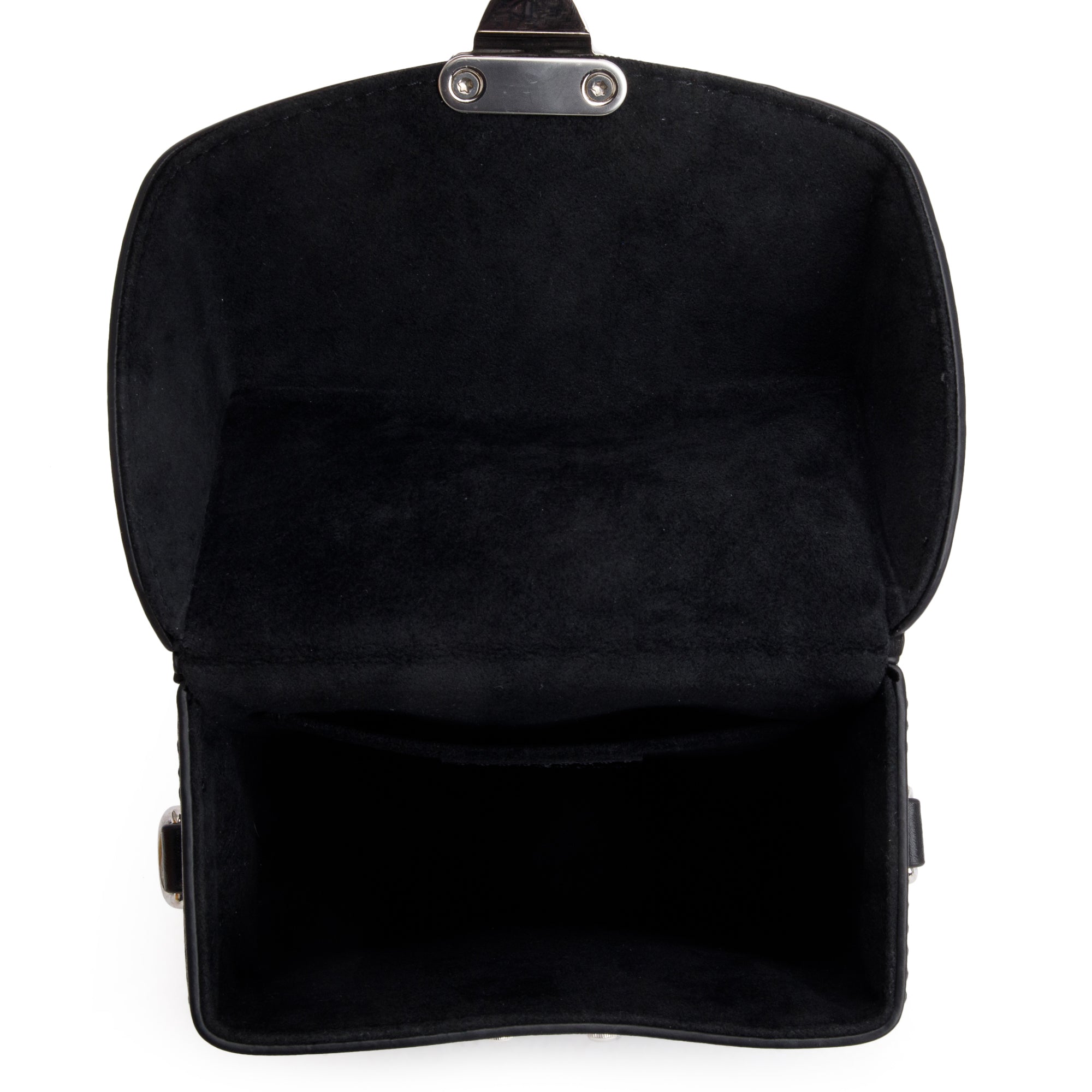 Louis Vuitton 2023 Black Monogram Print Calfskin Leather Camera Box w/ Strap & Box