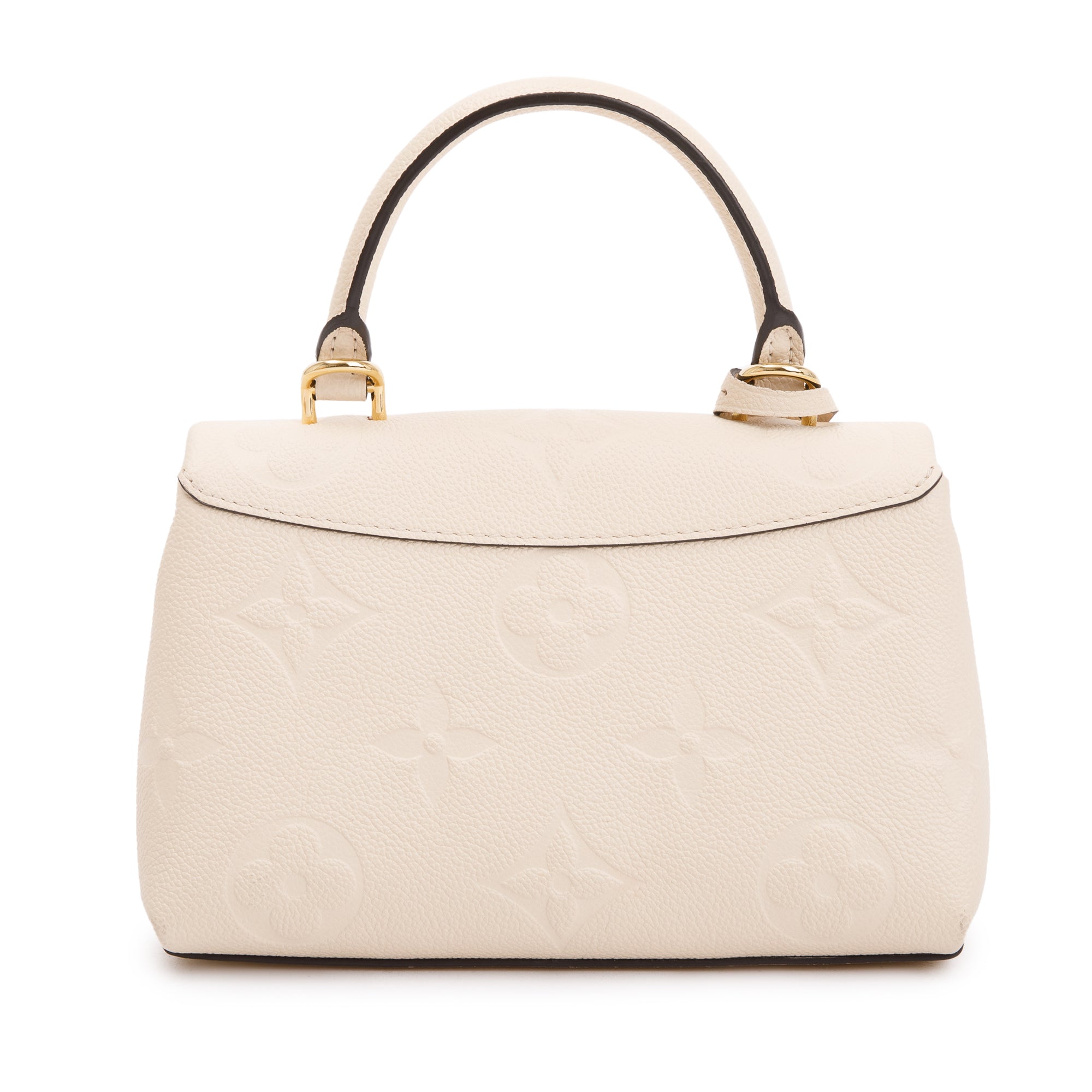 Louis Vuitton 2023 Creme Monogram Empreinte Leather Madeleine BB w/ Strap, Box & Receipt